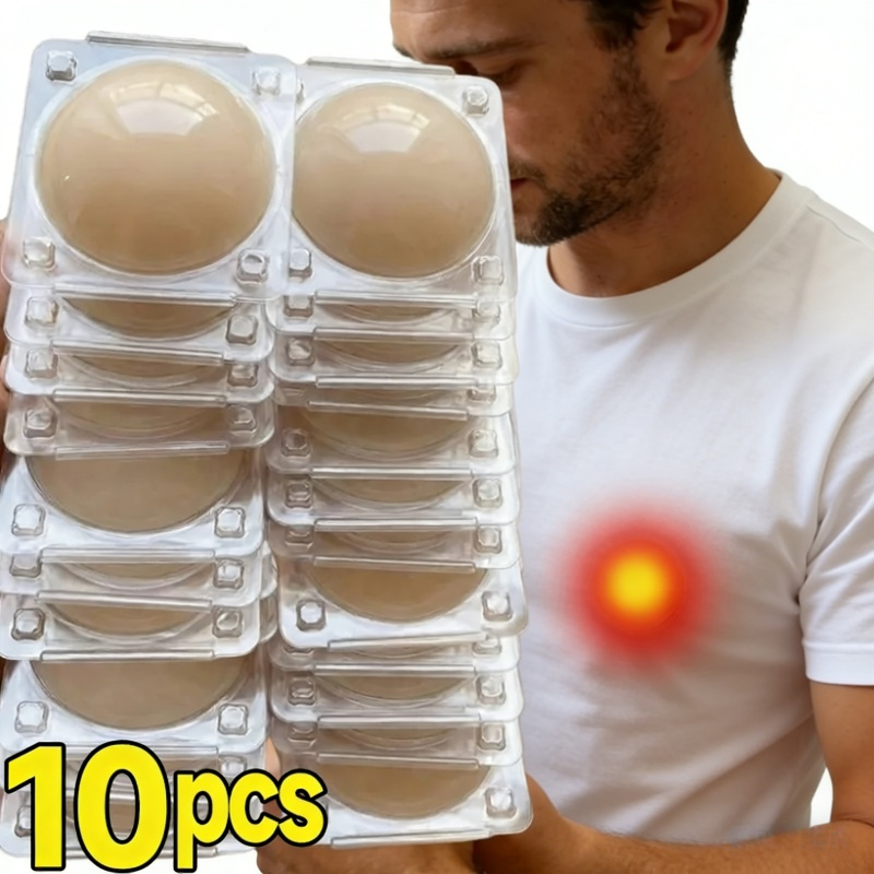 Strapless Bra Adhesive - 2/10pcs Men Nipple Covers Invisible Silicone