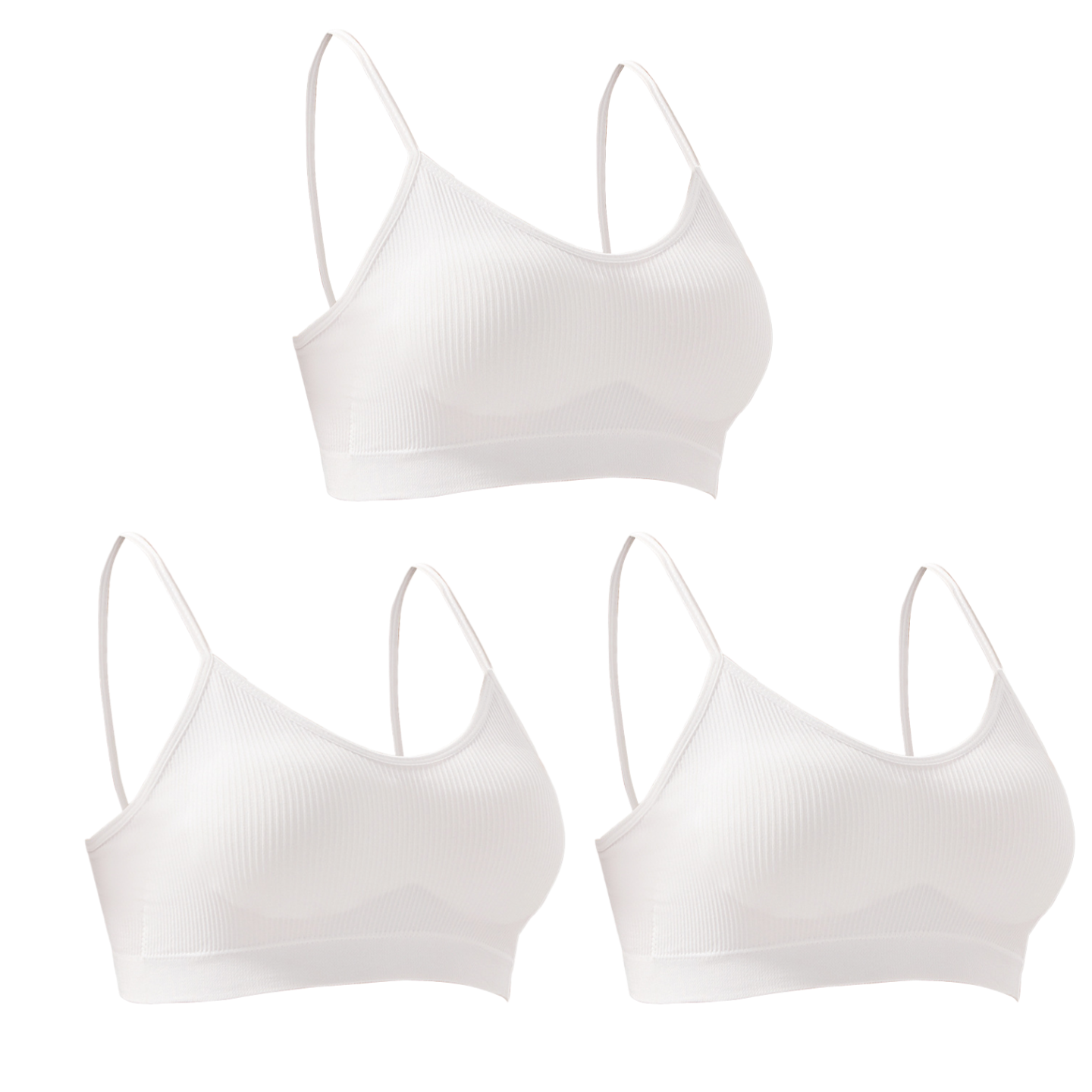 T Shirt Bra Seamless - 3 Pack Women Disposable Bra Women's