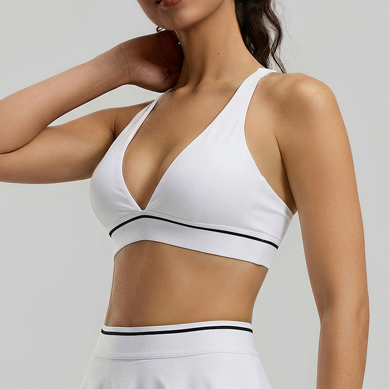 Sports Bra Racerback - Fashion American Style Yoga Bras Women