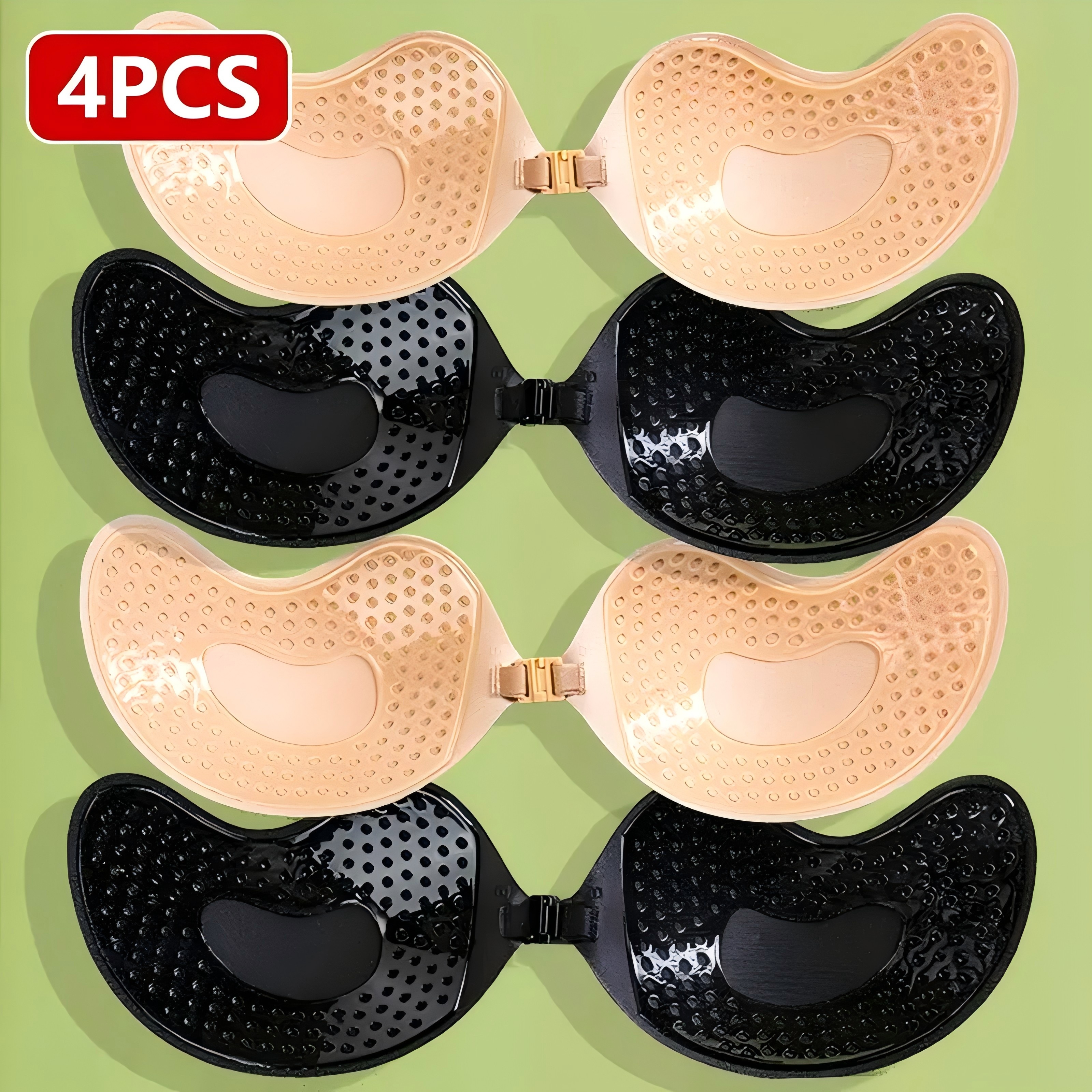Push Up Bra Silicone - 1 Piece Invisible Stick-On Lift Bra,