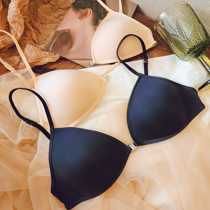 Sleep Bra Bralette - Women Seamless Bras Deep V Neck