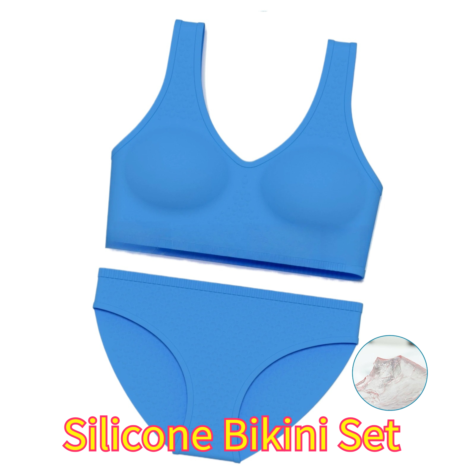 Minimizer Bra Women - Silicone Women Swim Bikini Set Bra