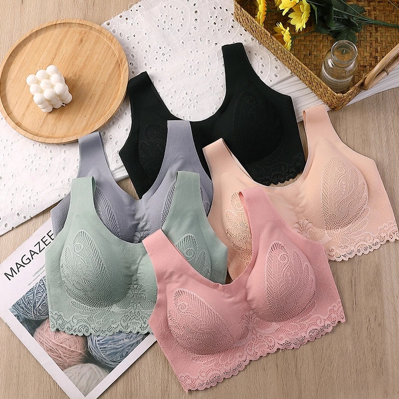 Sleep Bra Bralette - Breathable Latex Bra Seamless Women’s Underwear