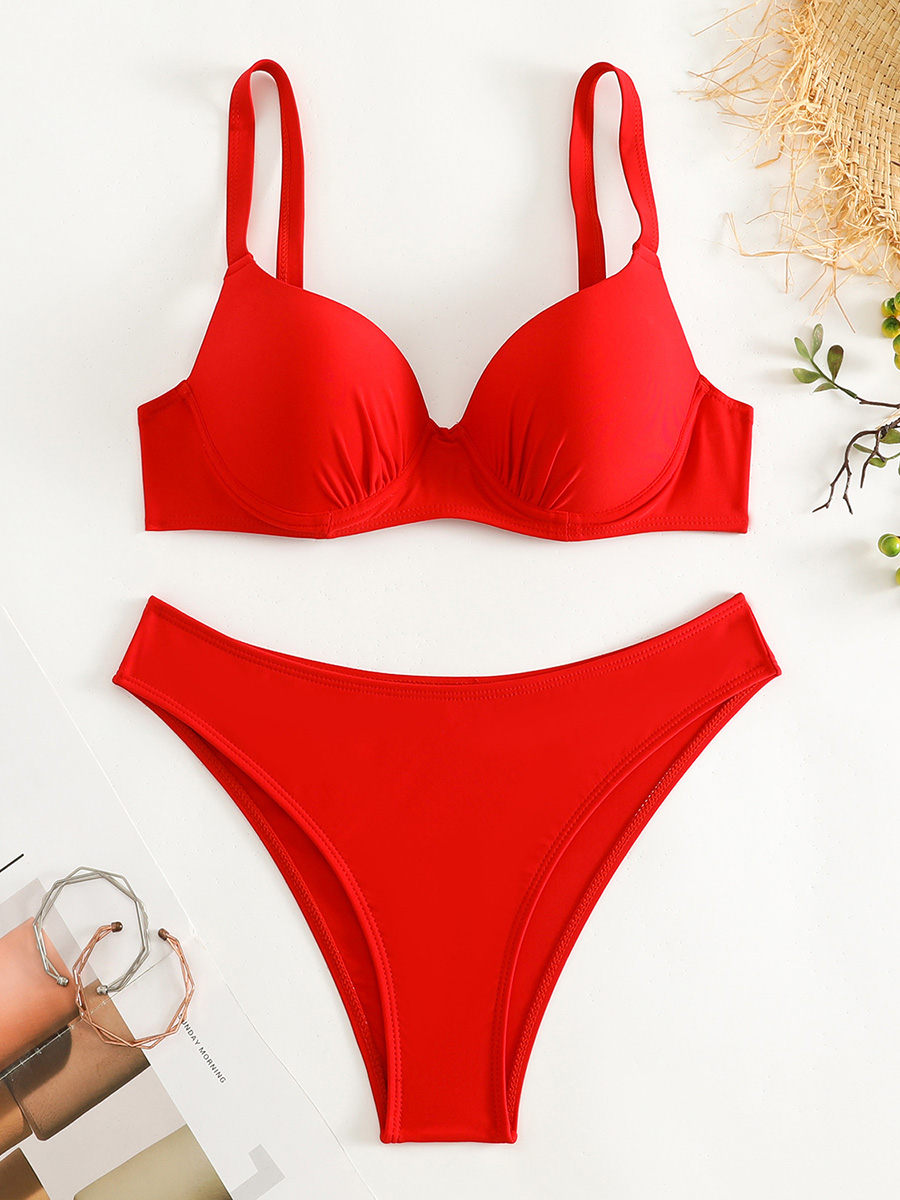 Underwire Bra Padded - Underwired Bra Cup Brazilian Bikini Female