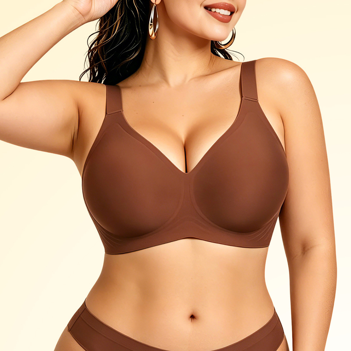 Wirefree Bra Comfort - Women's Seamless Soft Support Wire-Free Bra