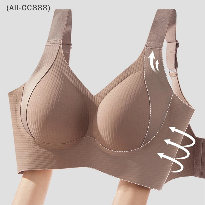 Underwire Bra Padded - Anti-Sagging Nylon Full Cup Design Seamless