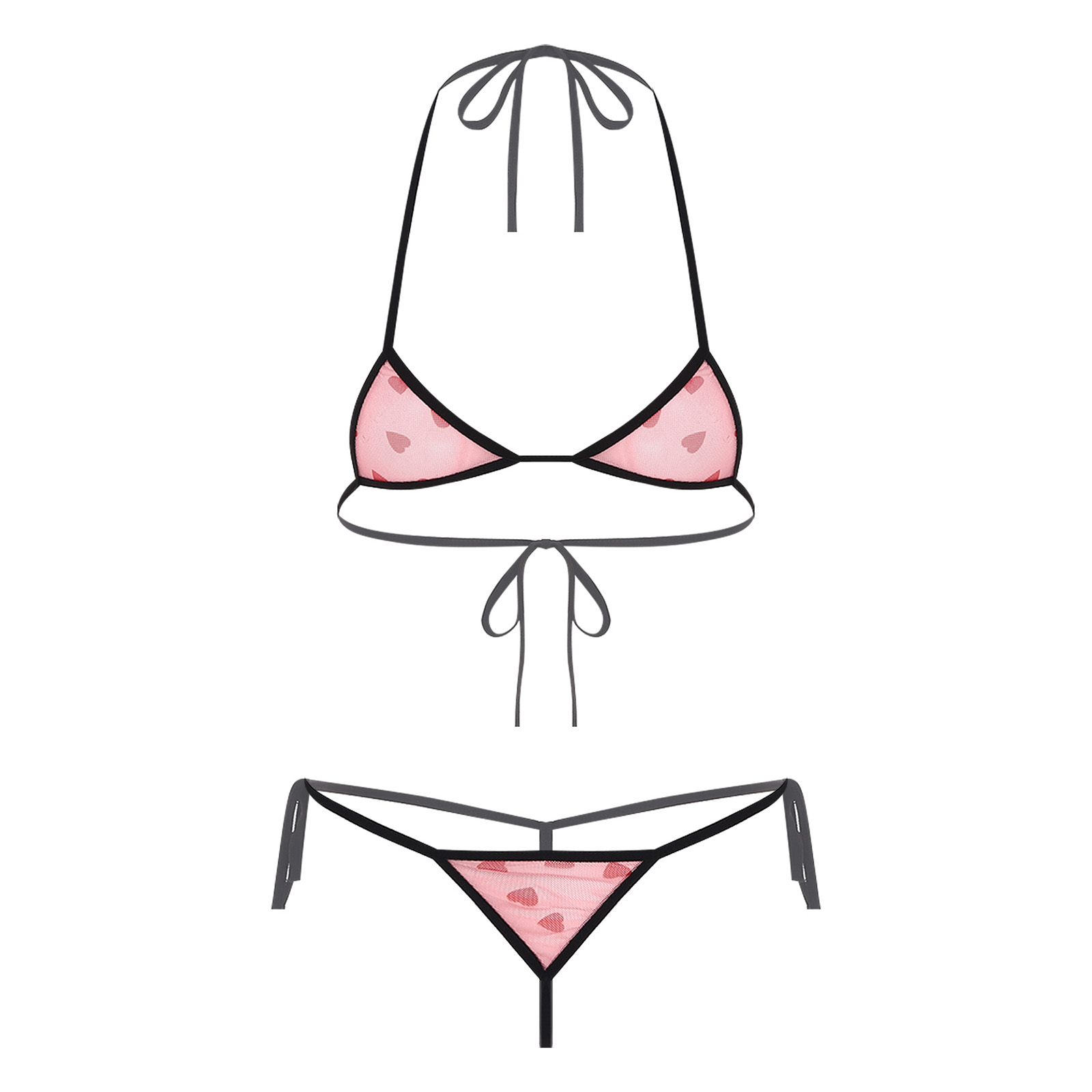 Womens Micro Mini Bikini Linge - đánh giá và giá Sheer Mesh Bra