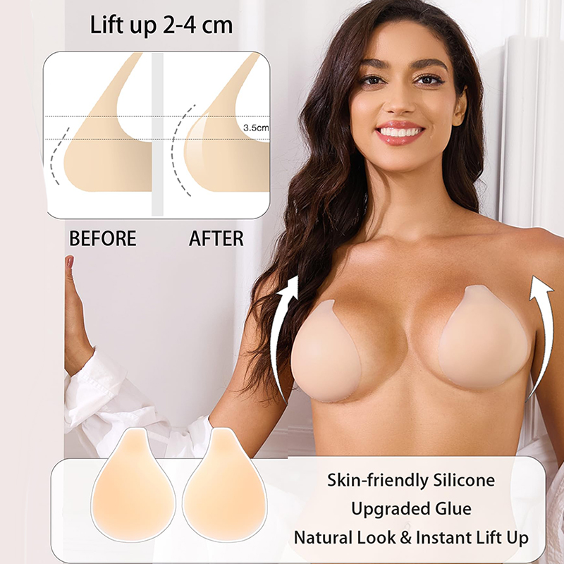 1/2 Pairs Women Sticky Bra Pus - đánh giá và giá Strapless Bra Adhesive