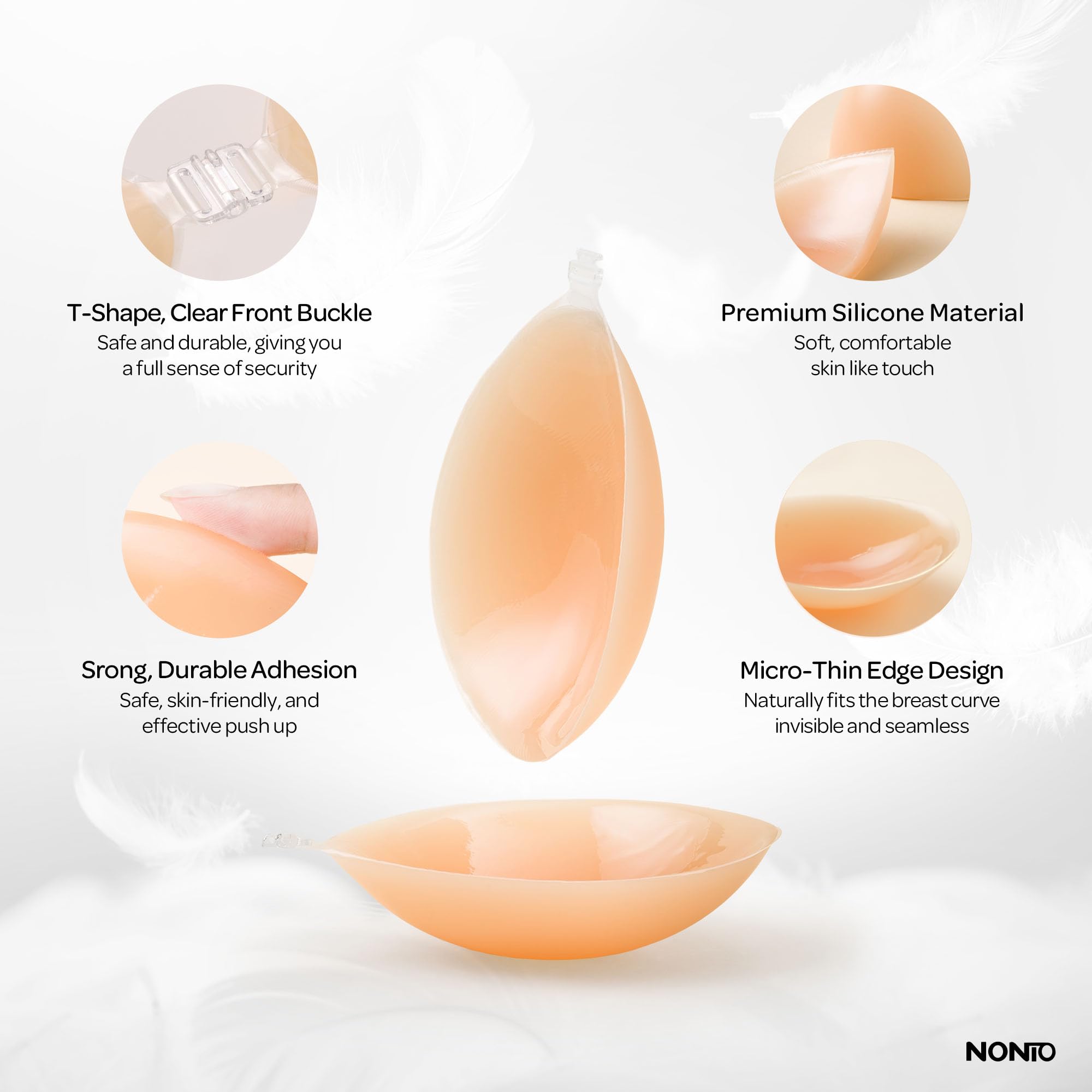 Adhesive Bra Strapless Sticky  - đánh giá và giá Backless Bra Sticky