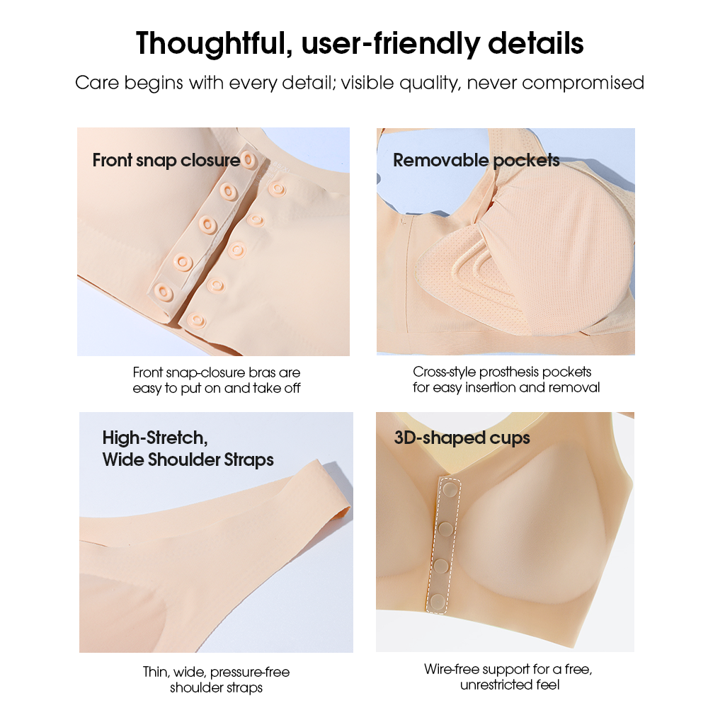 LERVANLA Mastectomy Bra With B - đánh giá và giá Mastectomy Bra Pocket