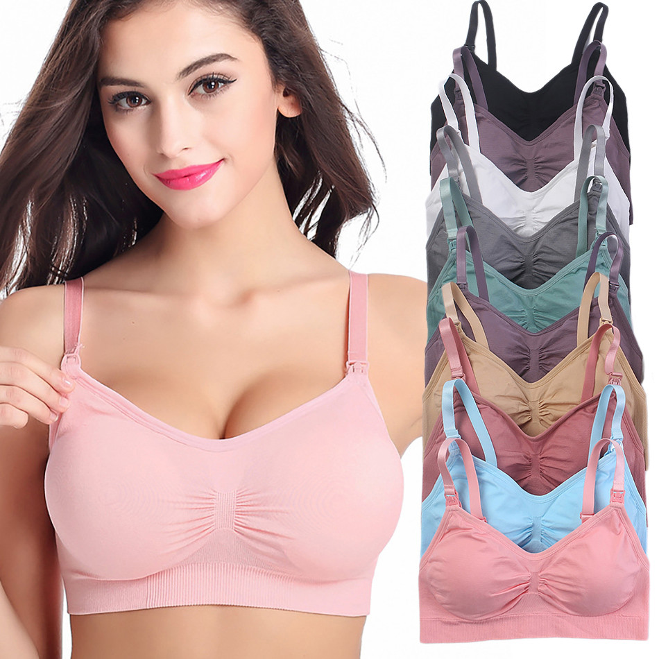 Breathable Maternity Pregnant  - đánh giá và giá Sleep Bra Bralette