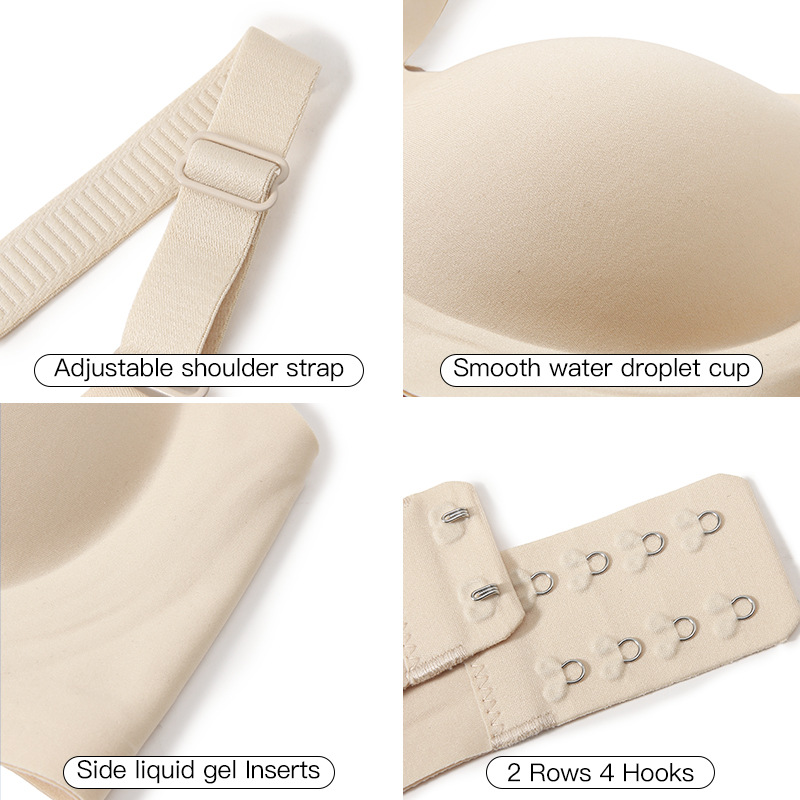 Women's Deep V Jelly Seamless  - đánh giá và giá Wirefree Bra Comfort