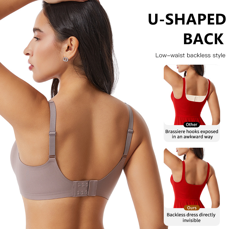 Women's Deep V Jelly Seamless  - đánh giá và giá Wirefree Bra Comfort