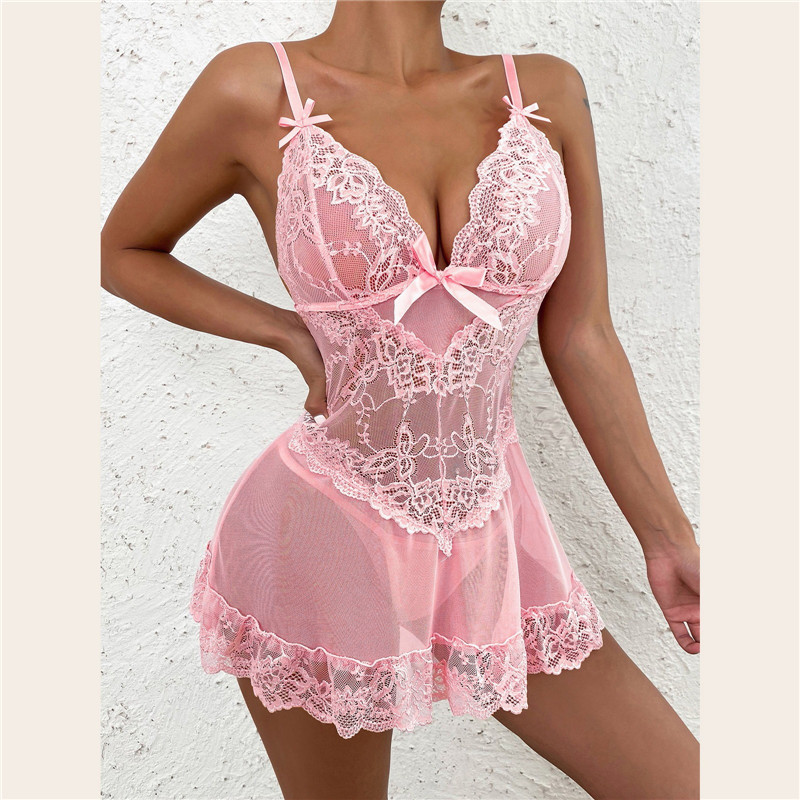 Women's Sexy Lace Babydoll Dre - đánh giá và giá Sheer Mesh Bra