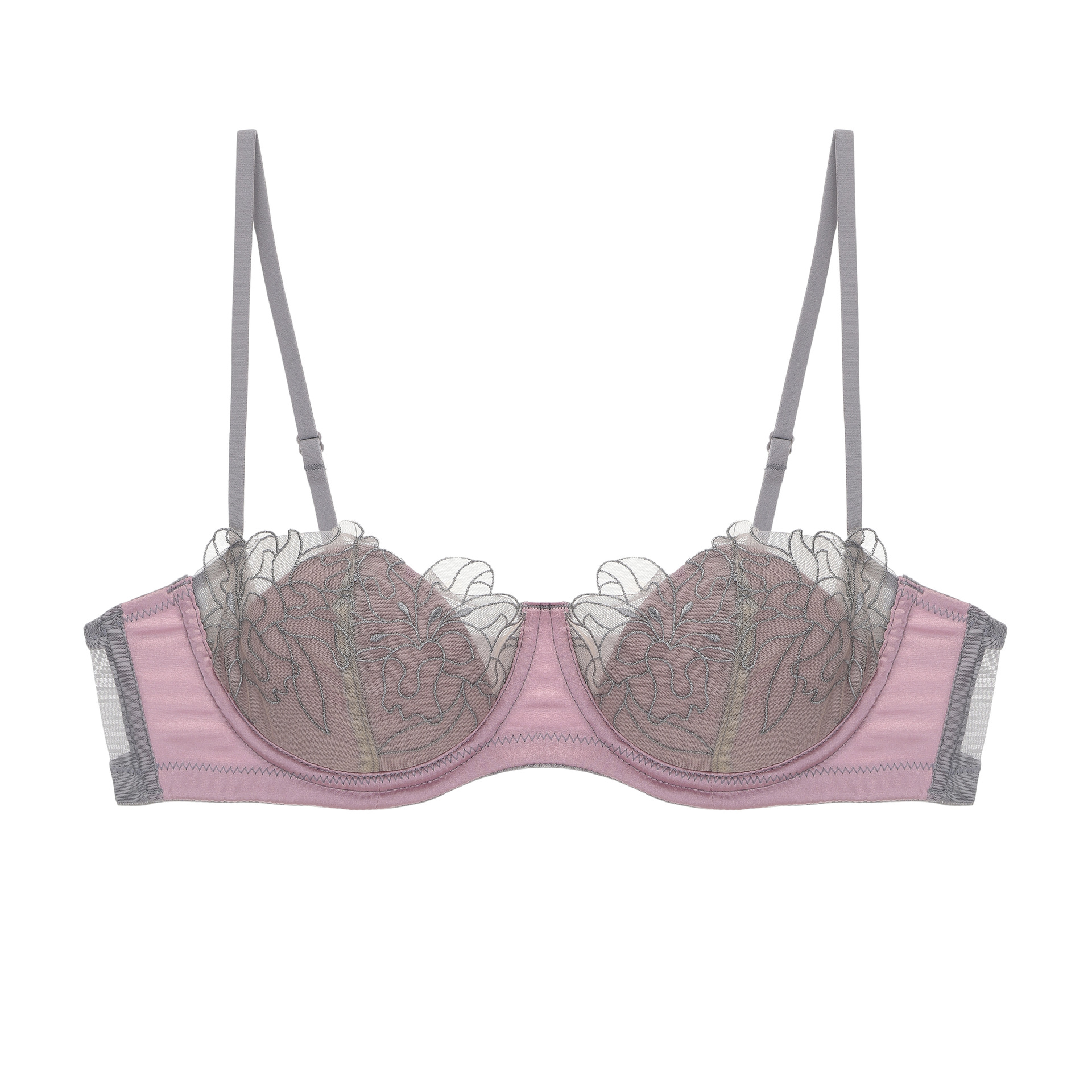 Purcoral 2026 New Floral Lace  - đánh giá và giá Demi Bra Balconette