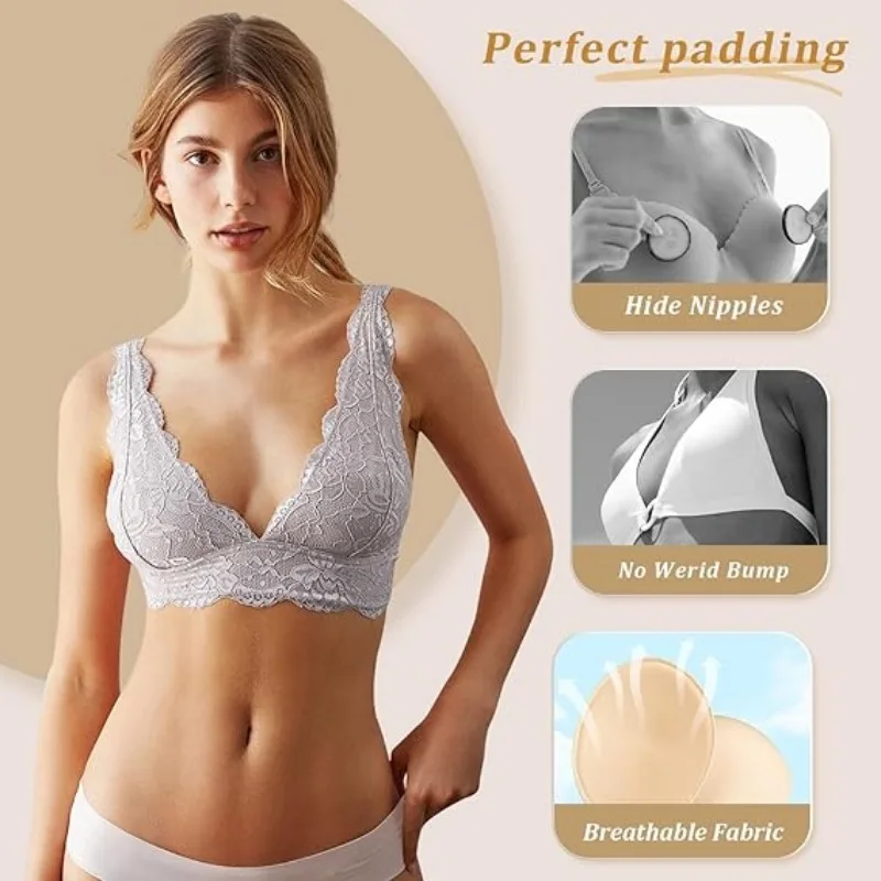 2/20pcs Removable Sponge Push  - đánh giá và giá Push Up Bra Silicone