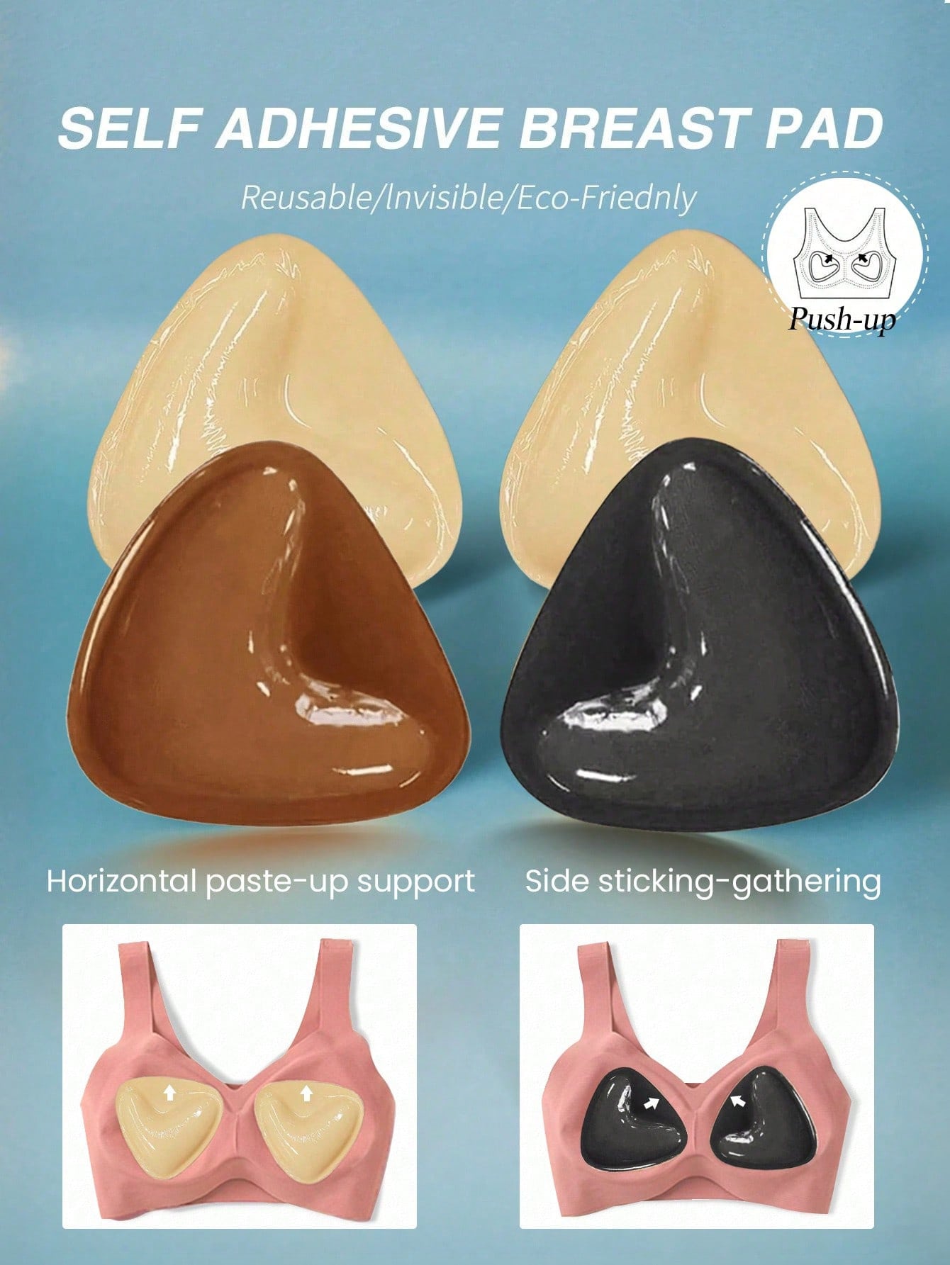 2pcs Reusable Double-Sided Adh - đánh giá và giá Strapless Bra Adhesive