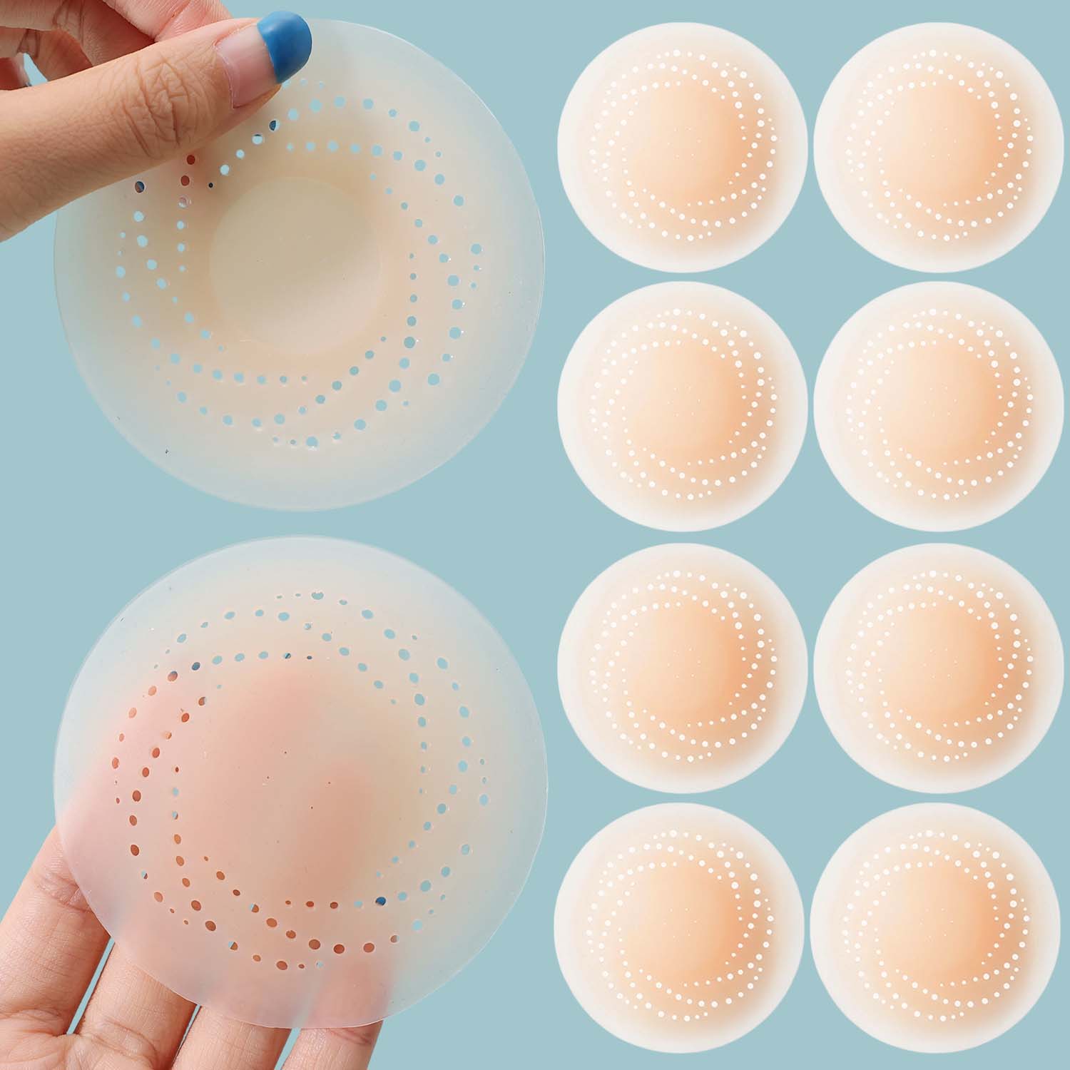 2-10PCS Invisible Self Adhesiv - đánh giá và giá Push Up Bra Silicone