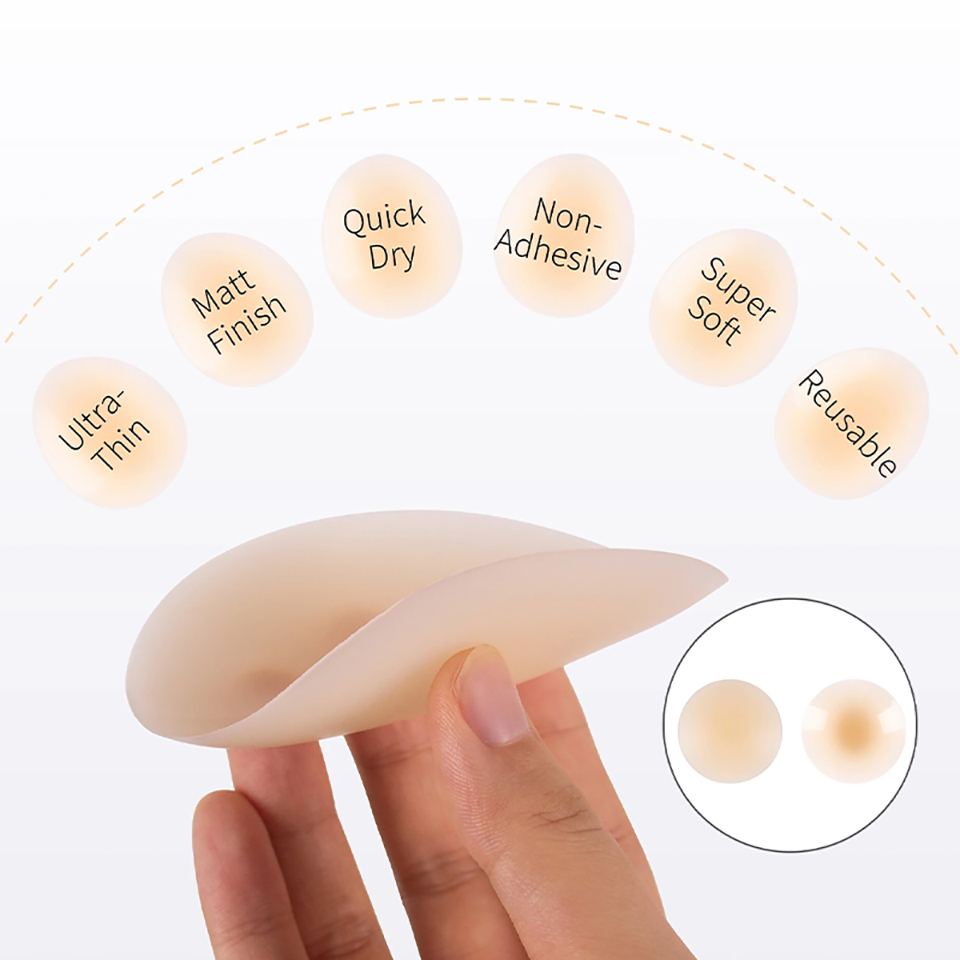 No Glue Self Adhesive Nipple C - đánh giá và giá Strapless Bra Adhesive