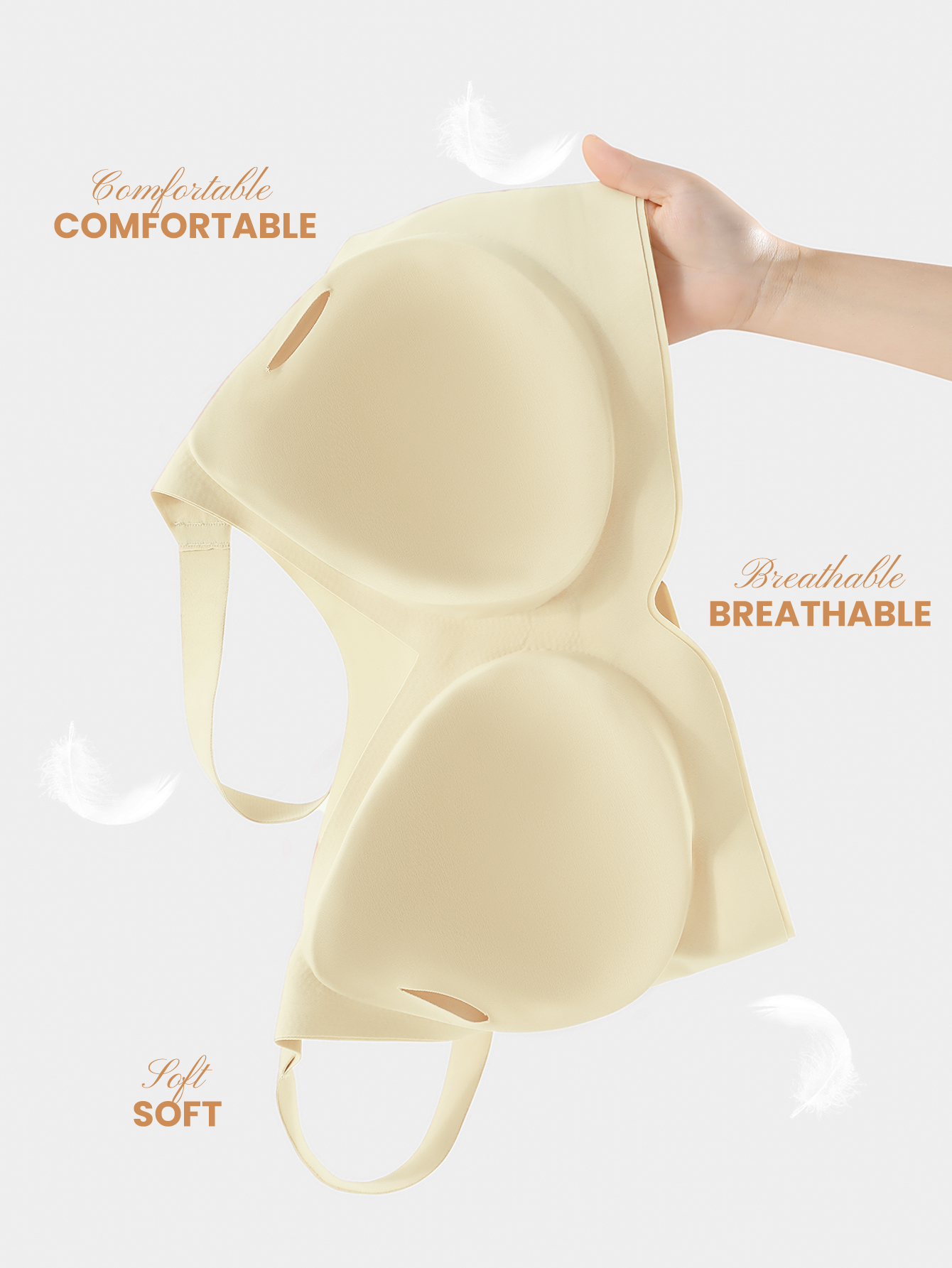 Plus Size Women Solid Color Da - đánh giá và giá Wirefree Bra Comfort