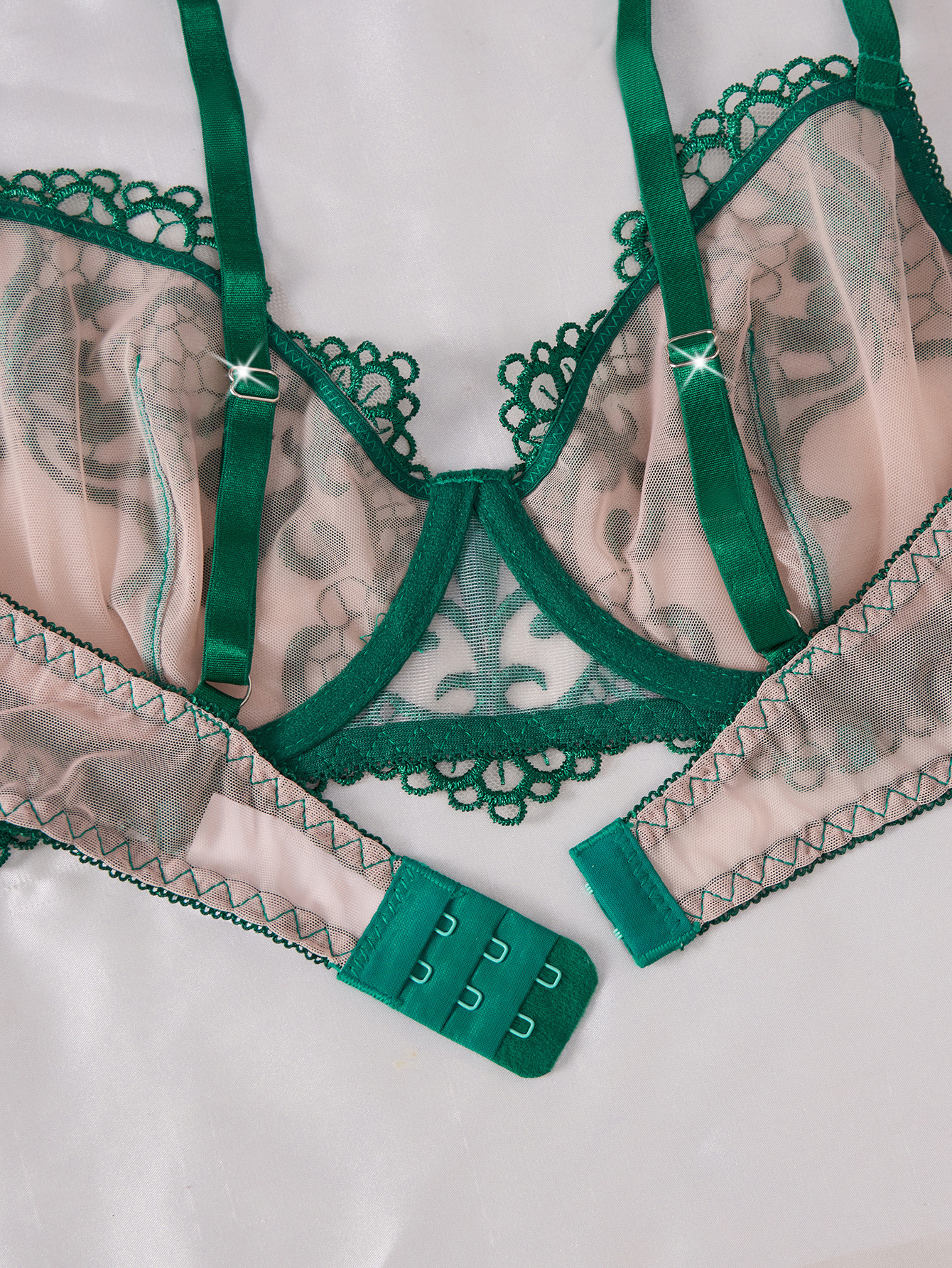 Double Layer Cup Push Up Linge - đánh giá và giá Sheer Mesh Bra