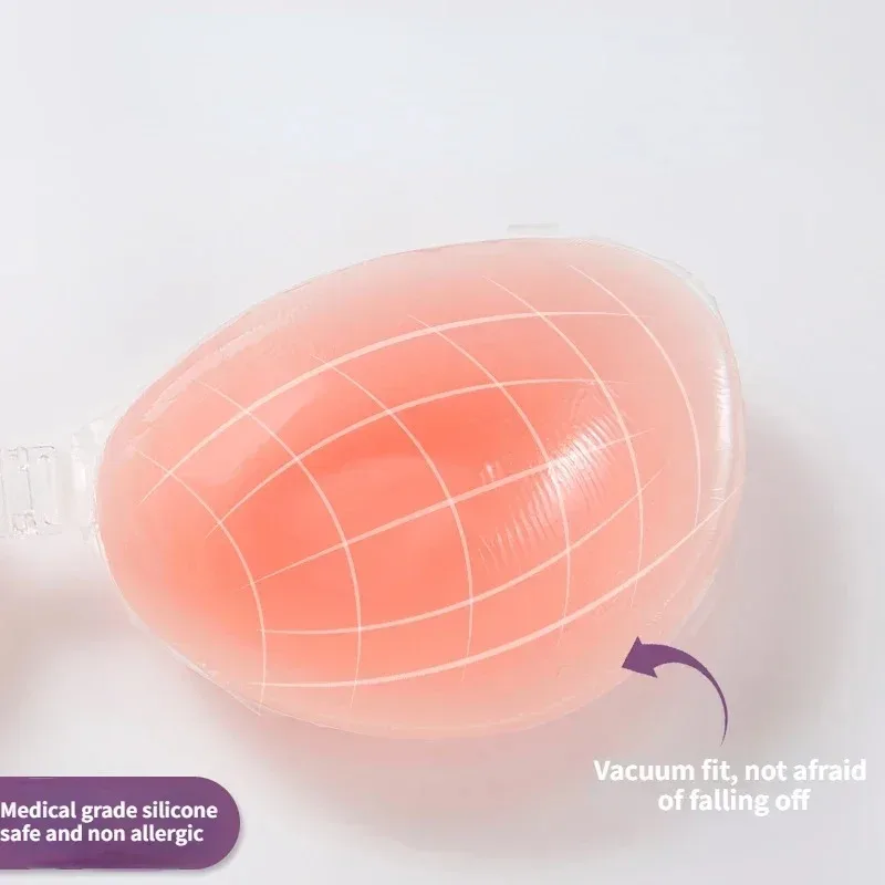Silicone Bra Invisible Push Up - đánh giá và giá Backless Bra Sticky