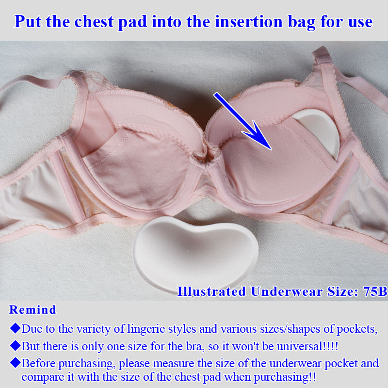 Pad Bra Inner Pad Insert Piece - đánh giá và giá Push Up Bra Silicone