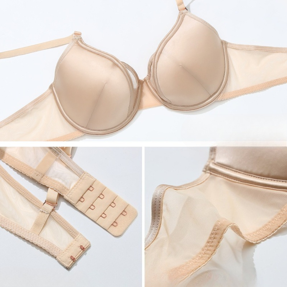 Front Closure Satin 3D Cup Bra - đánh giá và giá Convertible Bra Multiway