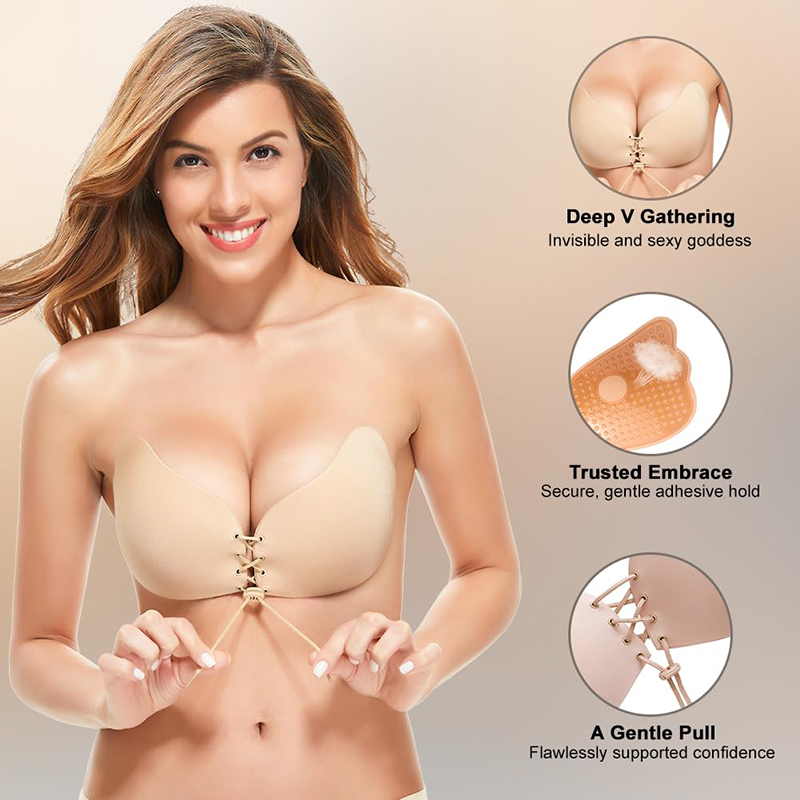 1/2 Pairs Women Summer Backles - đánh giá và giá Minimizer Bra Women