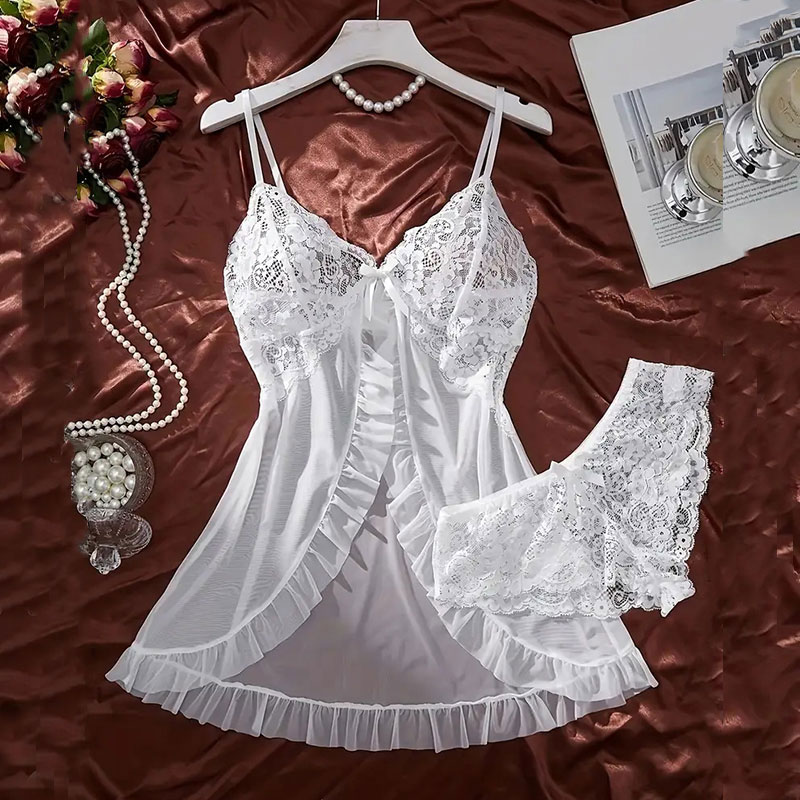 Soft Sheer Nighty Pajamas Hots - đánh giá và giá Sheer Mesh Bra