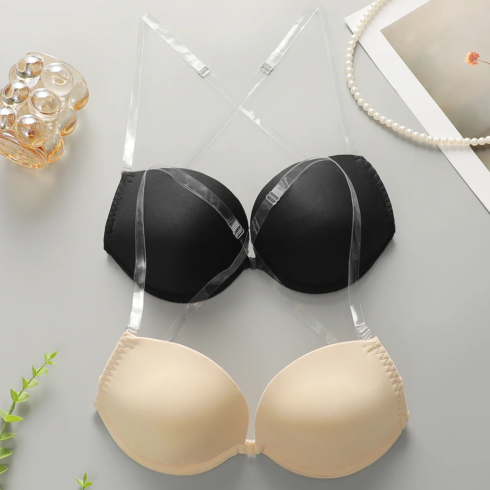 Backless Front Closure Push Up - đánh giá và giá Convertible Bra Multiway