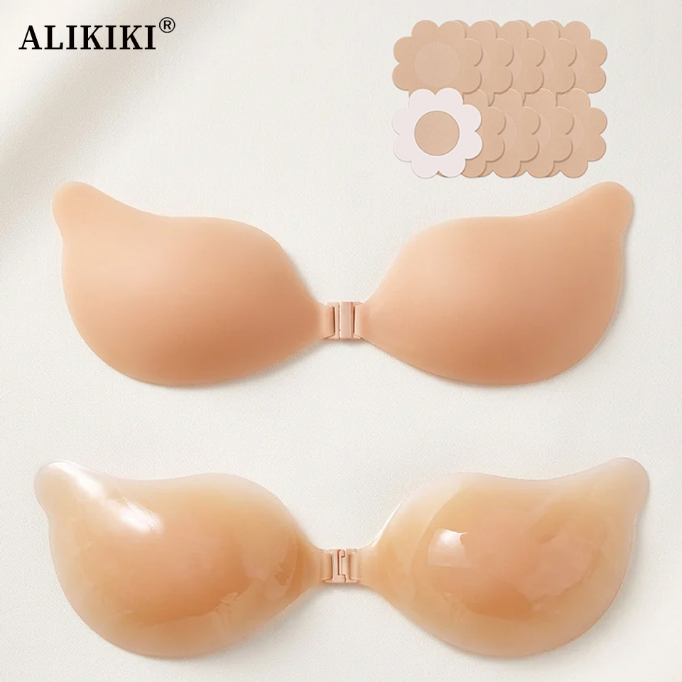 Adhesive Silicone Push Up Bra  - đánh giá và giá Backless Bra Sticky