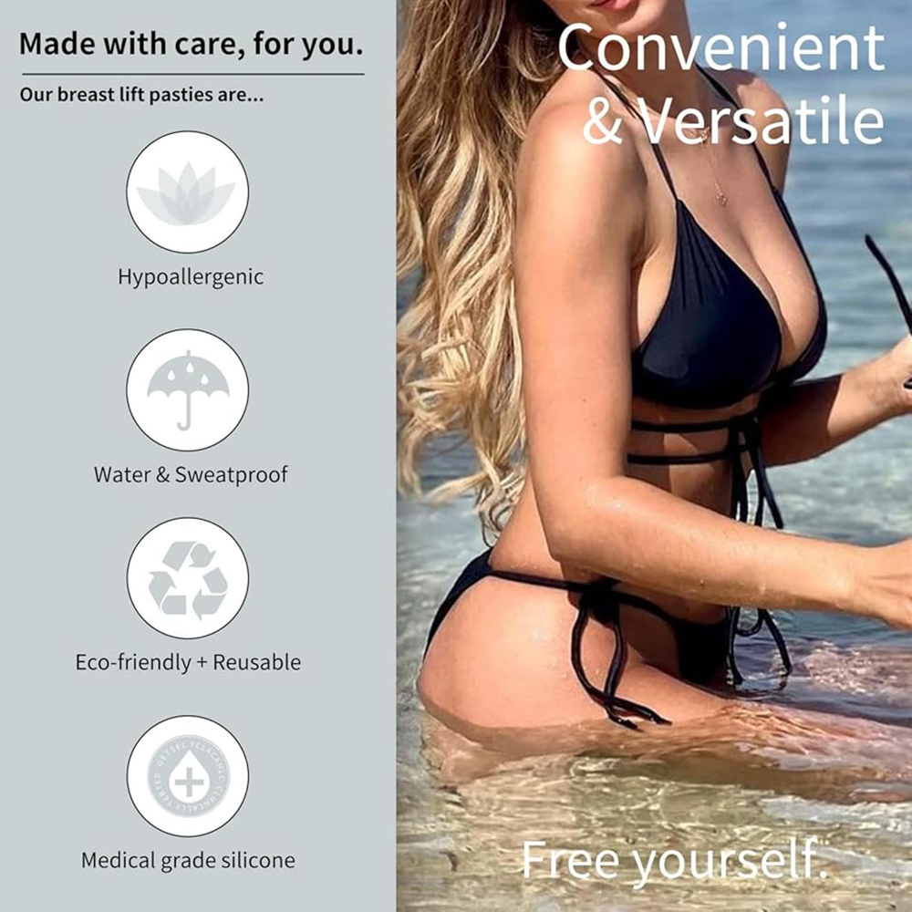 Adhesive Silicone Push Up Bra  - đánh giá và giá Backless Bra Sticky