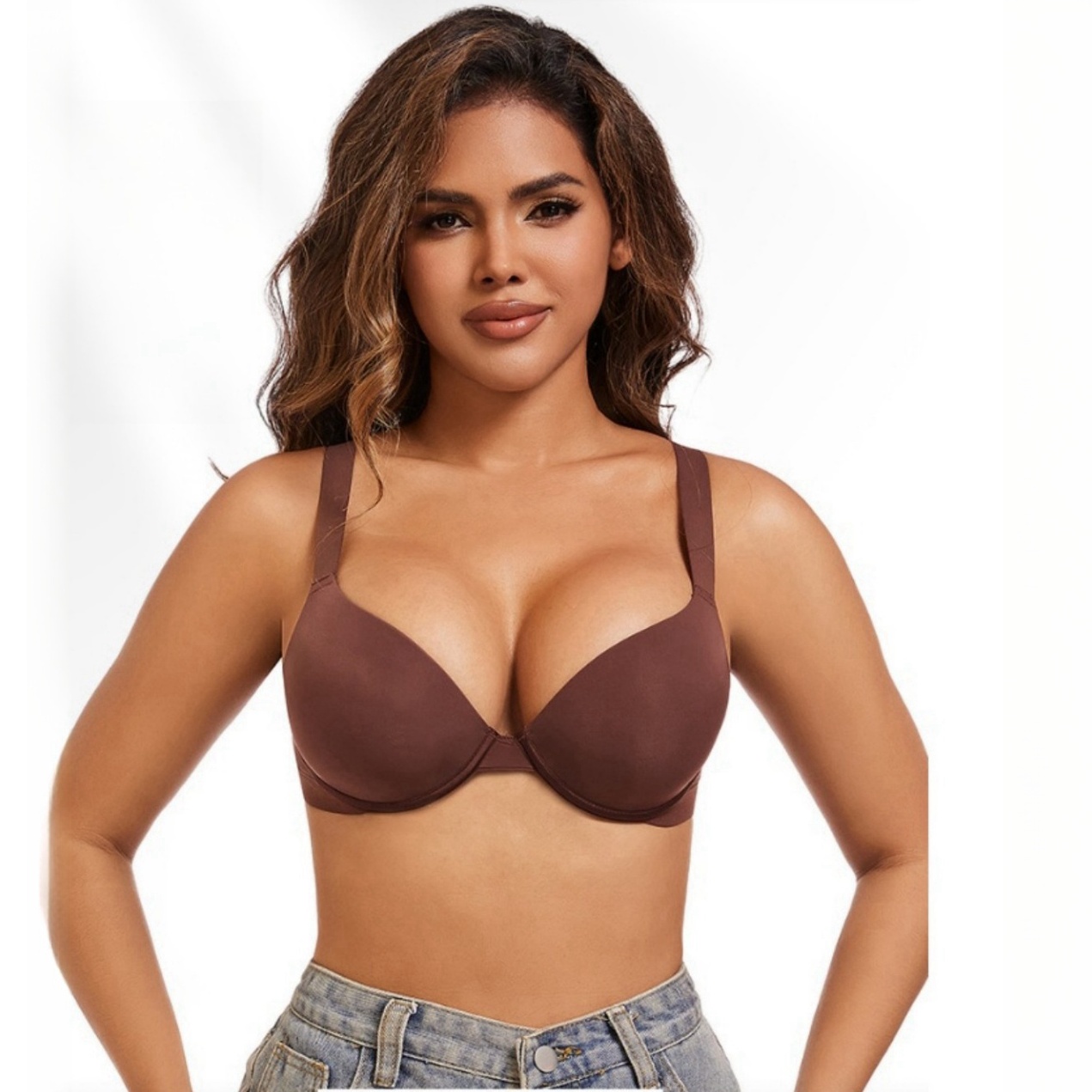 2025 Women's Plus Size Push Up - đánh giá và giá Demi Bra Balconette