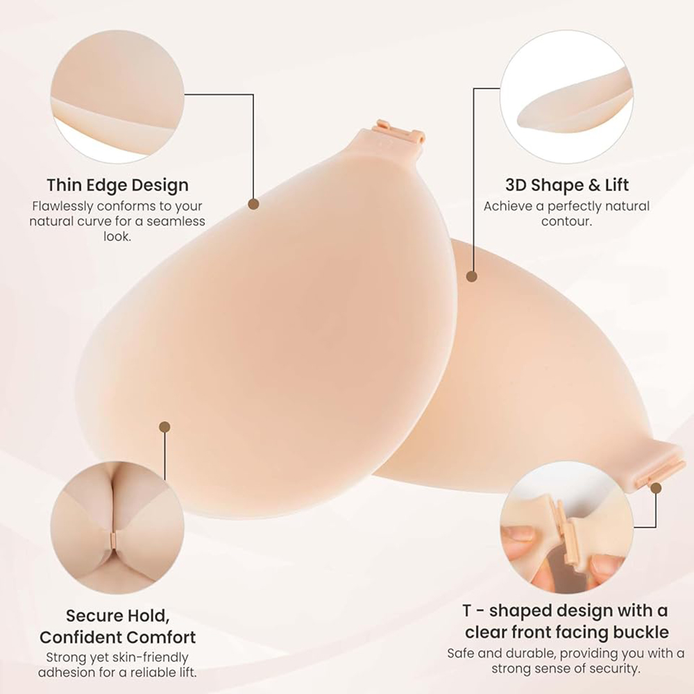 Strapless Push Up Sticky Bra P - đánh giá và giá Backless Bra Sticky