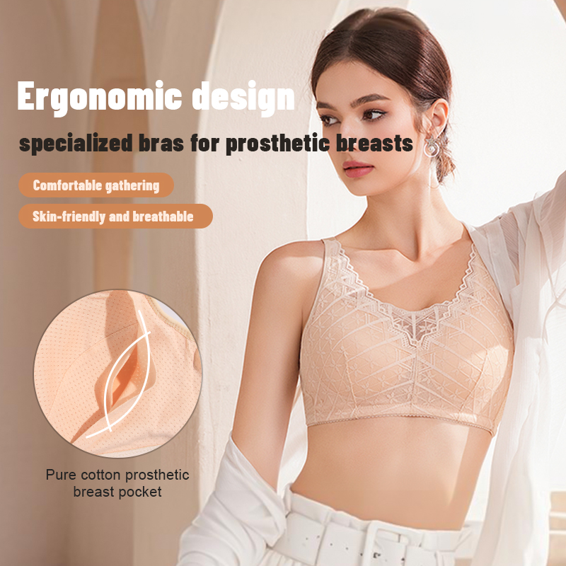 KUCLUT Strong Breathability Ma - đánh giá và giá Mastectomy Bra Pocket