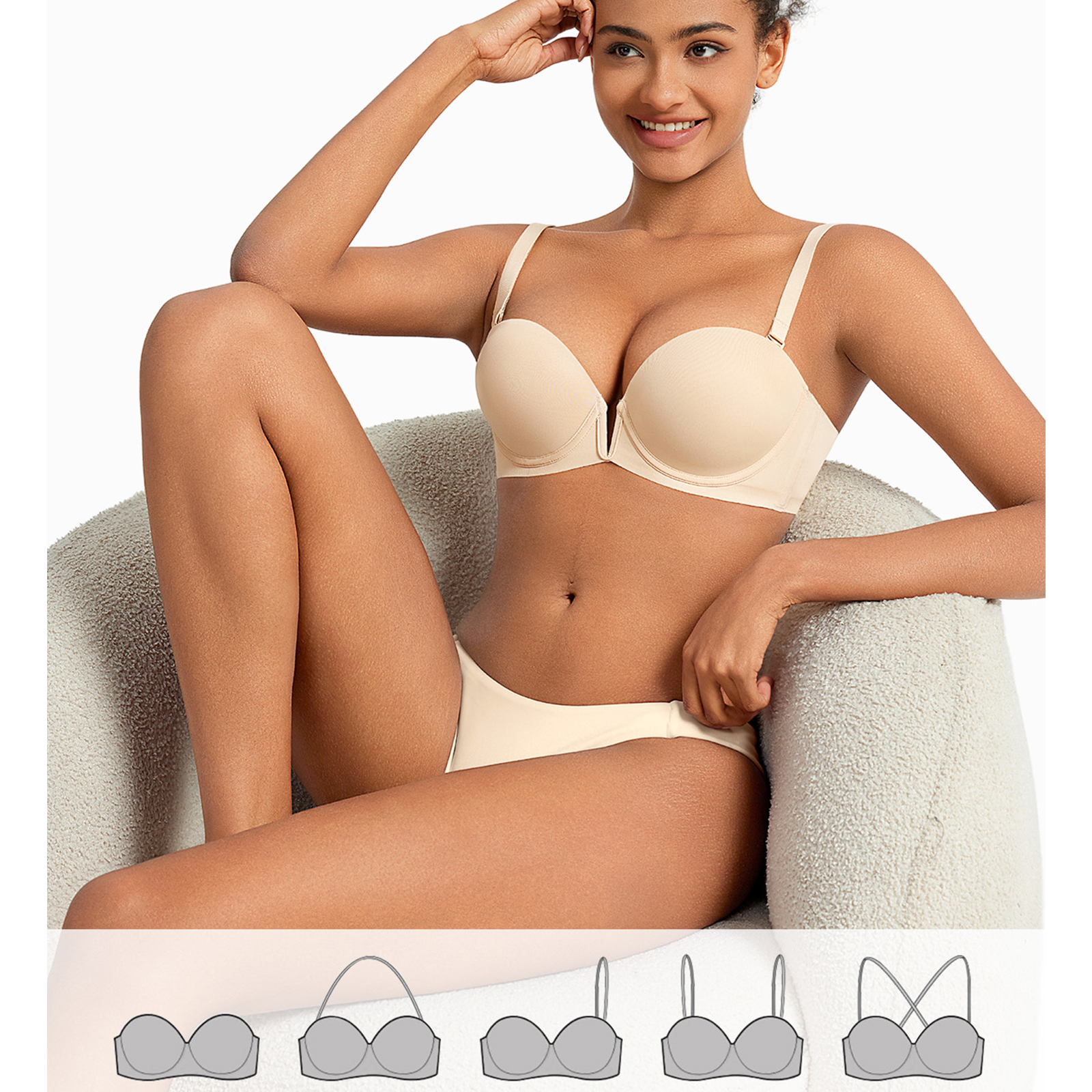 New Bra Push Up Underwire Ultr - đánh giá và giá Convertible Bra Multiway