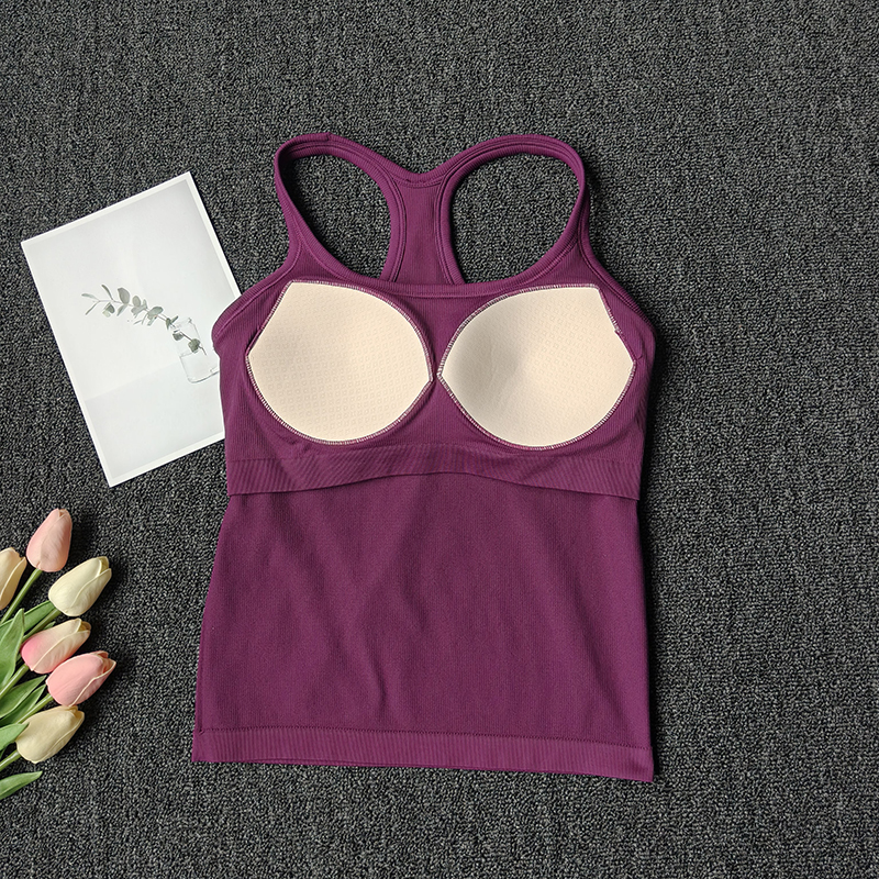 Summer Women's Yoga Camisole S - đánh giá và giá T Shirt Bra Seamless