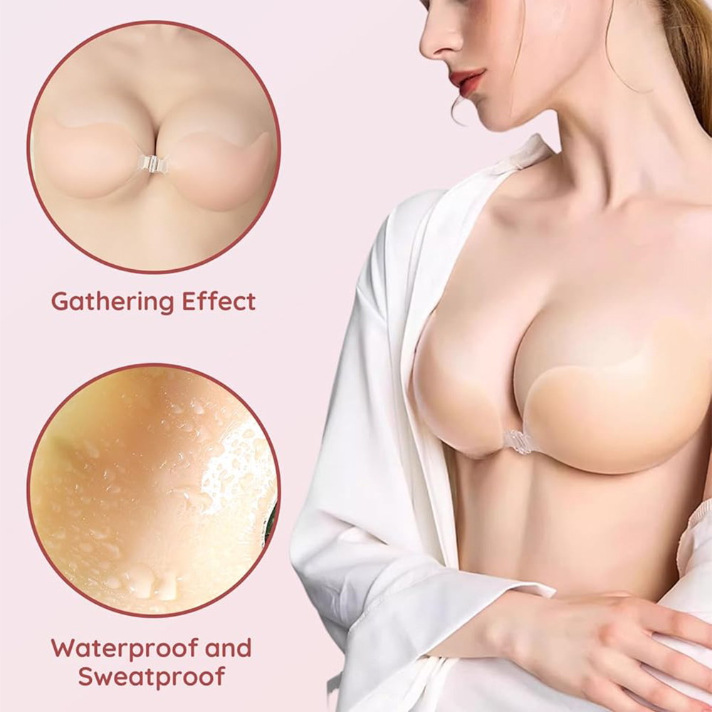 Invisible Sticky Bra and Nippl - đánh giá và giá Backless Bra Sticky
