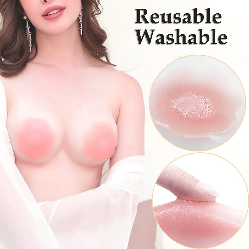 6/12PCS Invisible Self Adhesiv - đánh giá và giá Push Up Bra Silicone