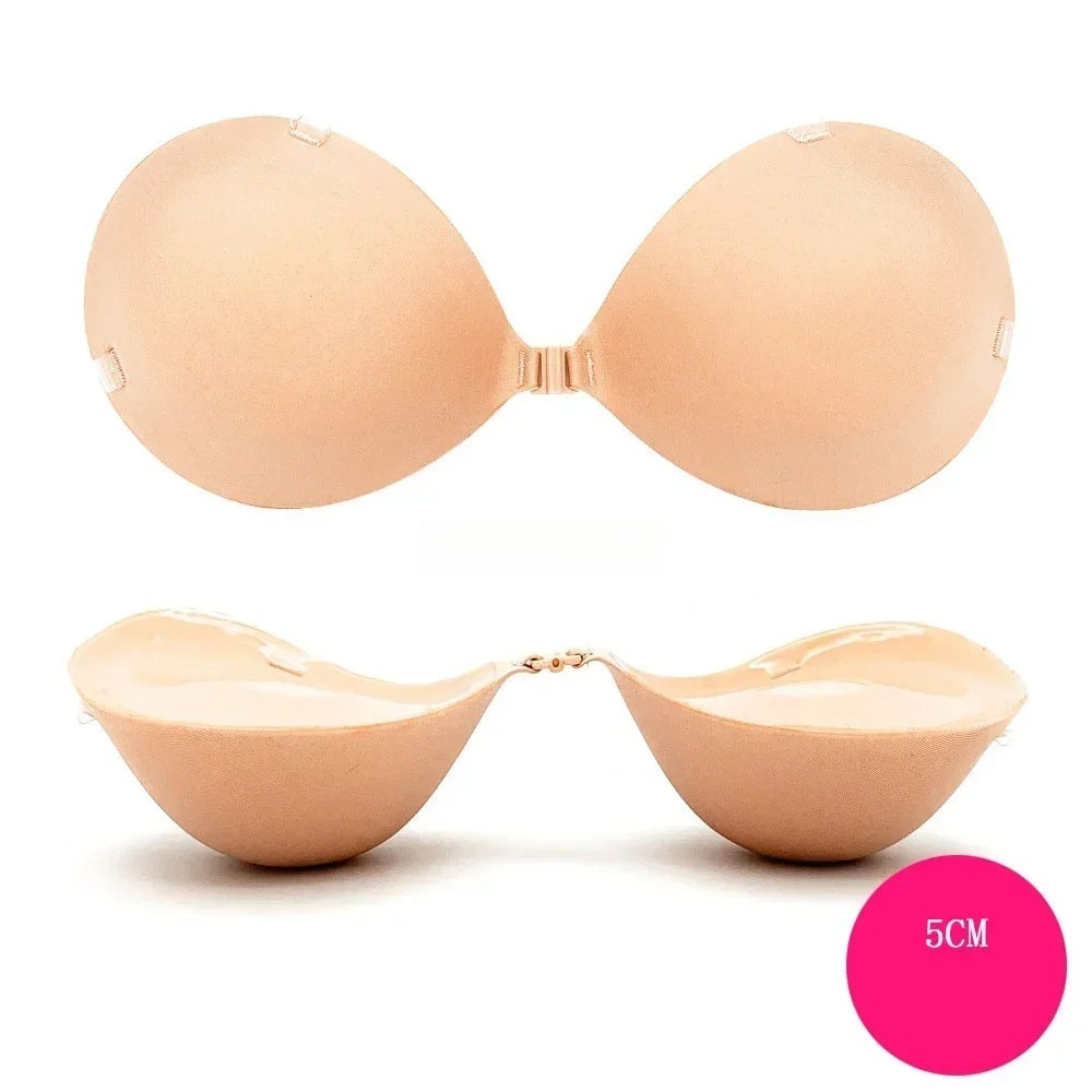 5cm/6cm Silicone Push Up Bra f - đánh giá và giá Backless Bra Sticky