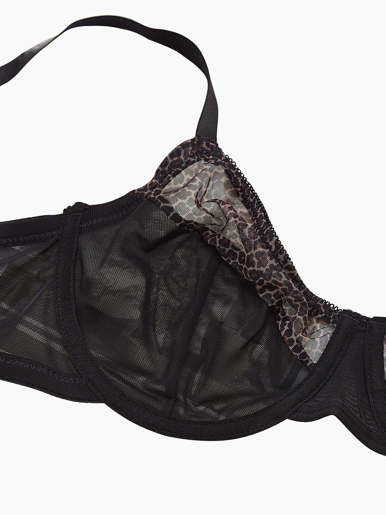Plus Size Sexy Leopard Print & - đánh giá và giá Sheer Bra Lace