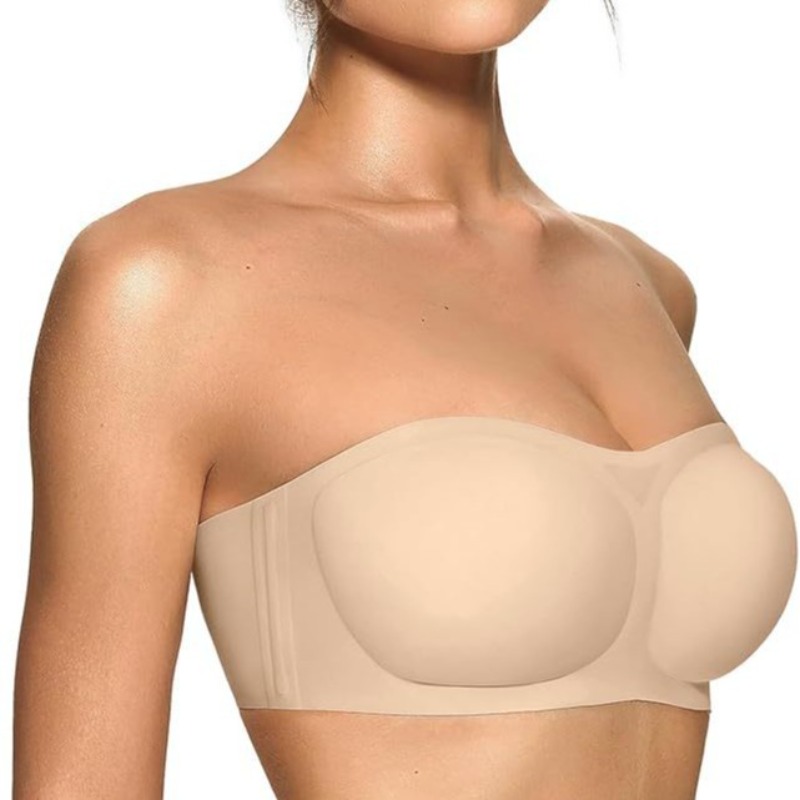 Women's Strapless Bra with Pus - đánh giá và giá Wirefree Bra Comfort