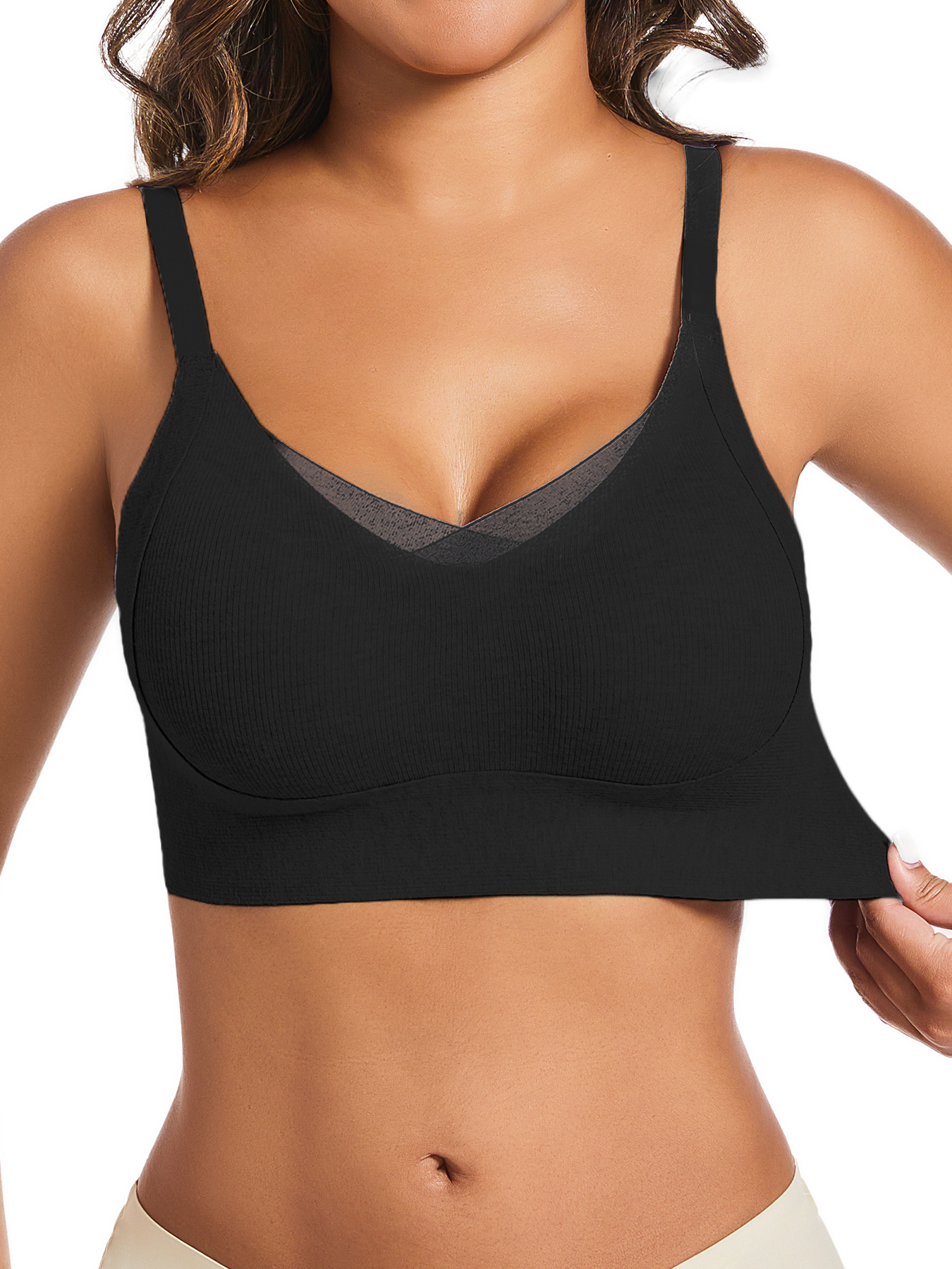 1pc Women's Casual Black  Push - đánh giá và giá Underwire Bra Padded