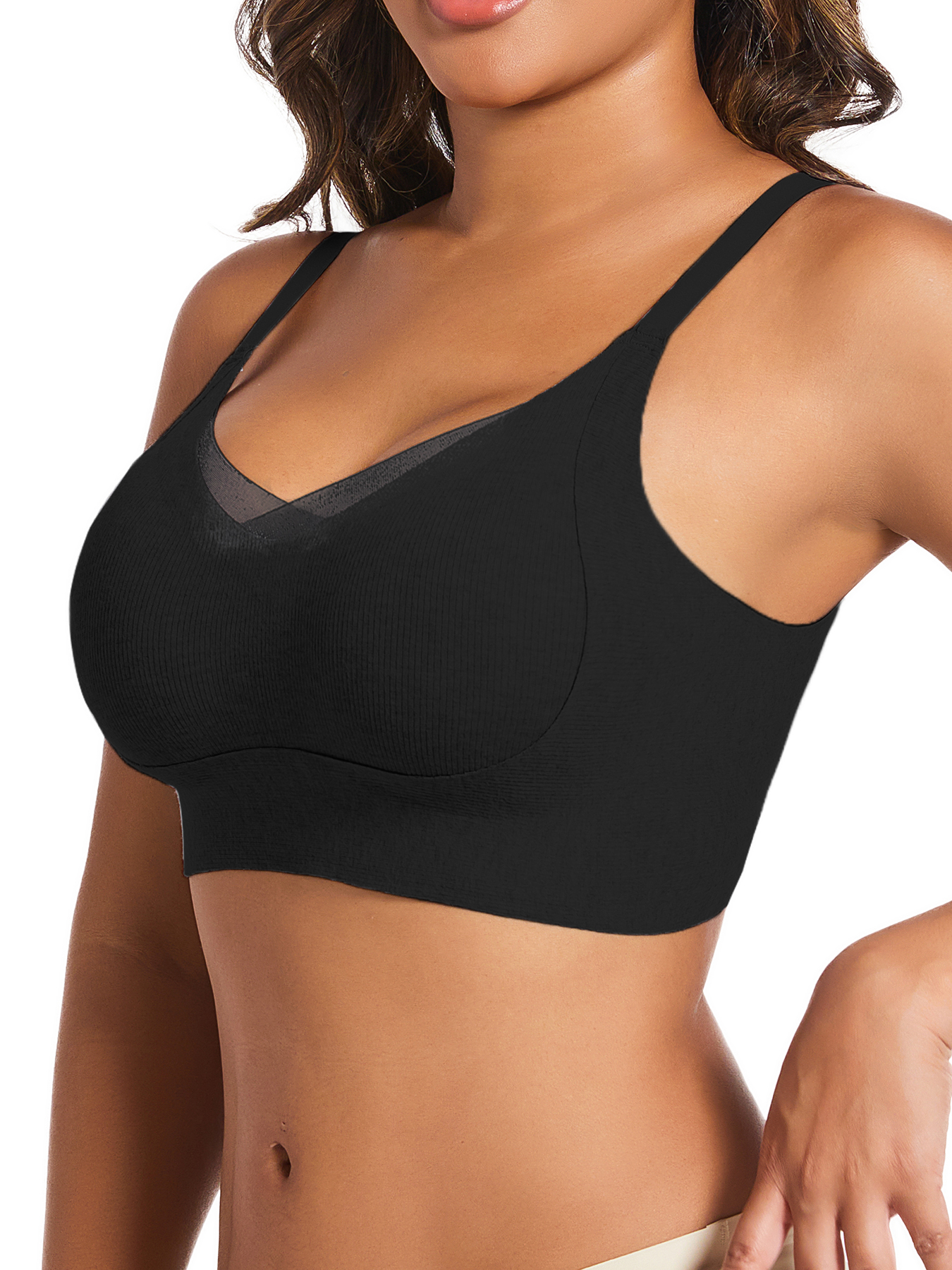 1pc Women's Casual Black  Push - đánh giá và giá Underwire Bra Padded