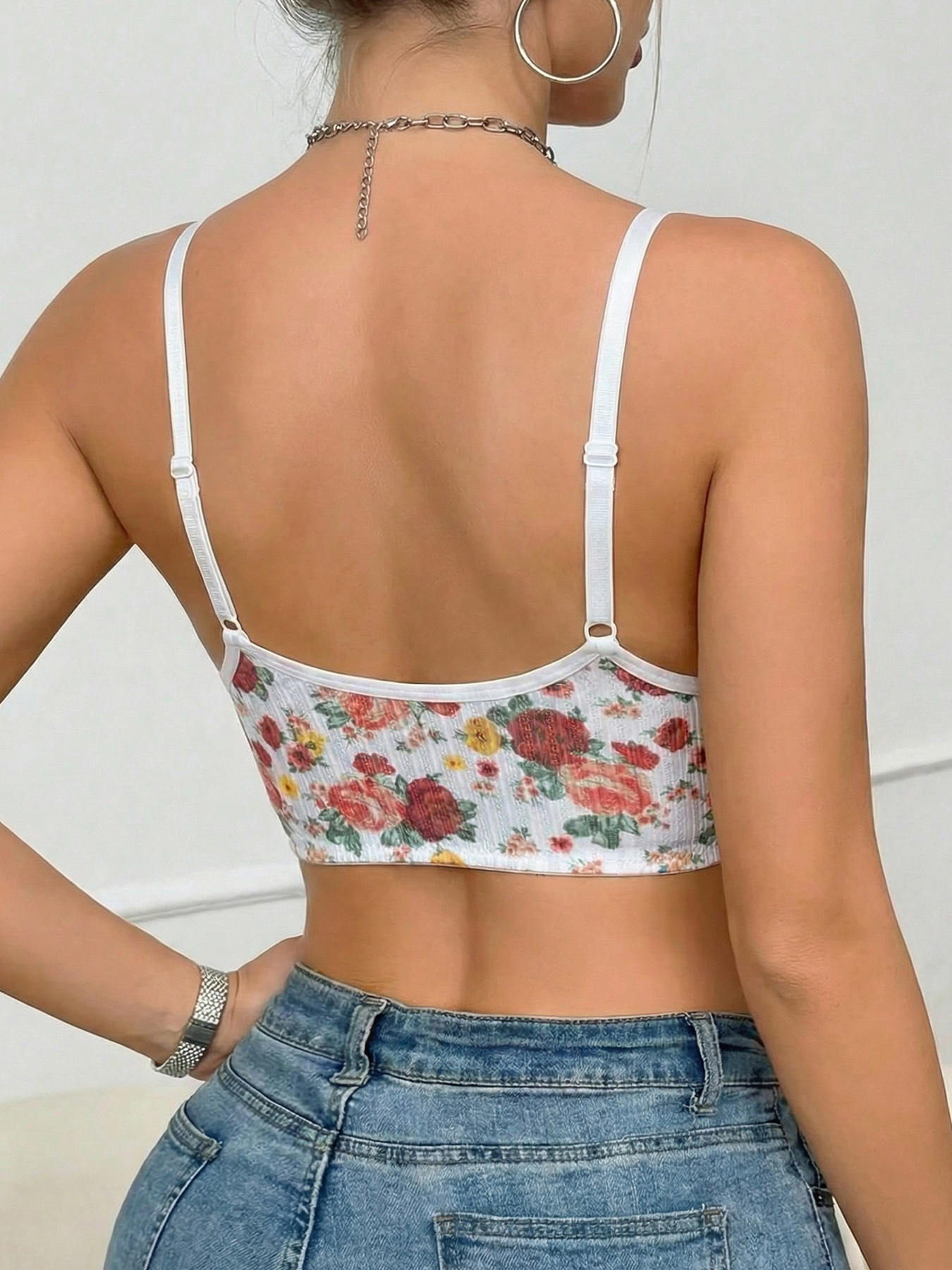 1pc Women's Floral Print Wirel - đánh giá và giá Wirefree Bra Comfort