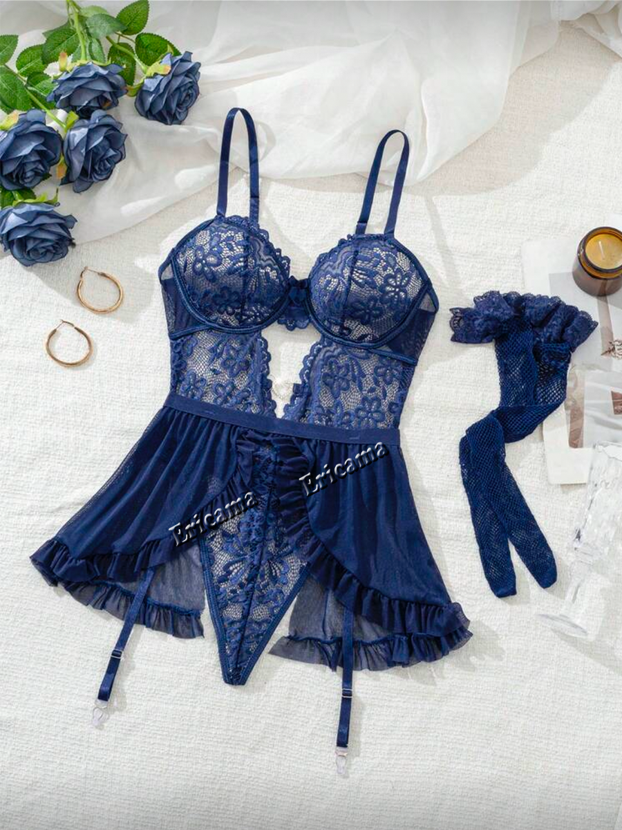 Erotic Women's Lingerie Sets F - đánh giá và giá Lace Bralette Set