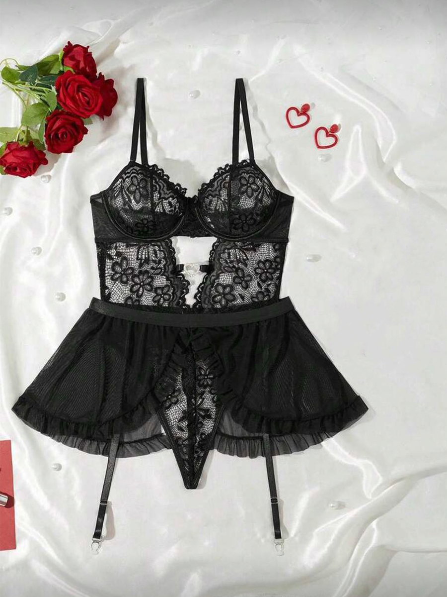 Erotic Women's Lingerie Sets F - đánh giá và giá Lace Bralette Set