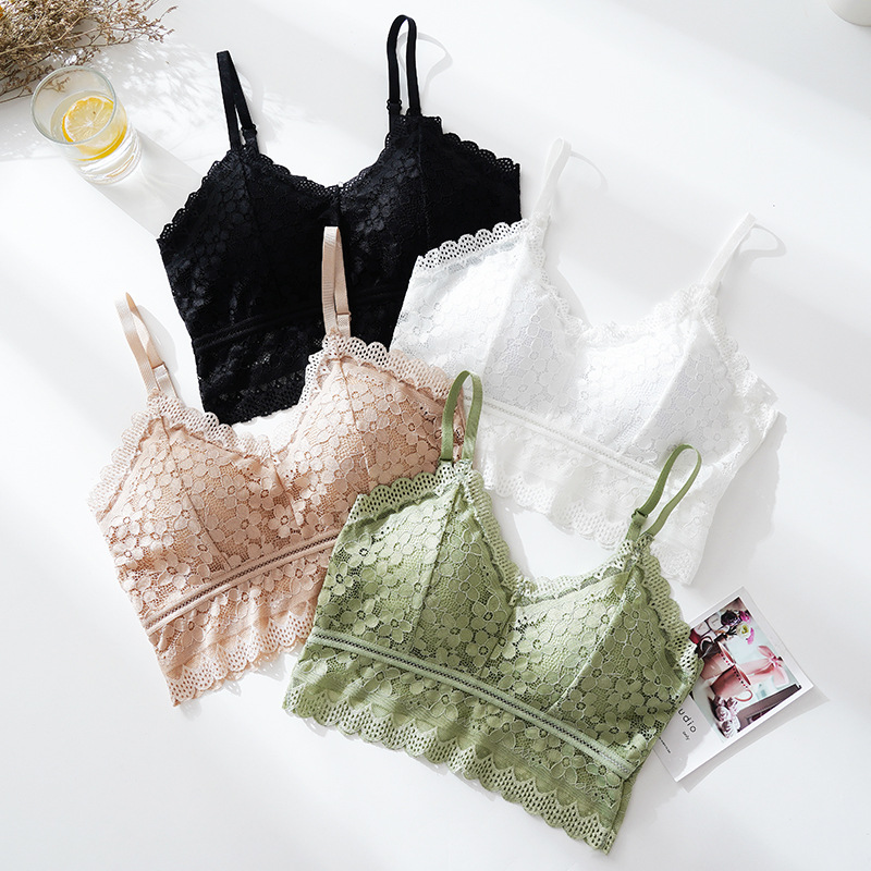 One piece Seamless Camisole Ve - đánh giá và giá Lace Bralette Set