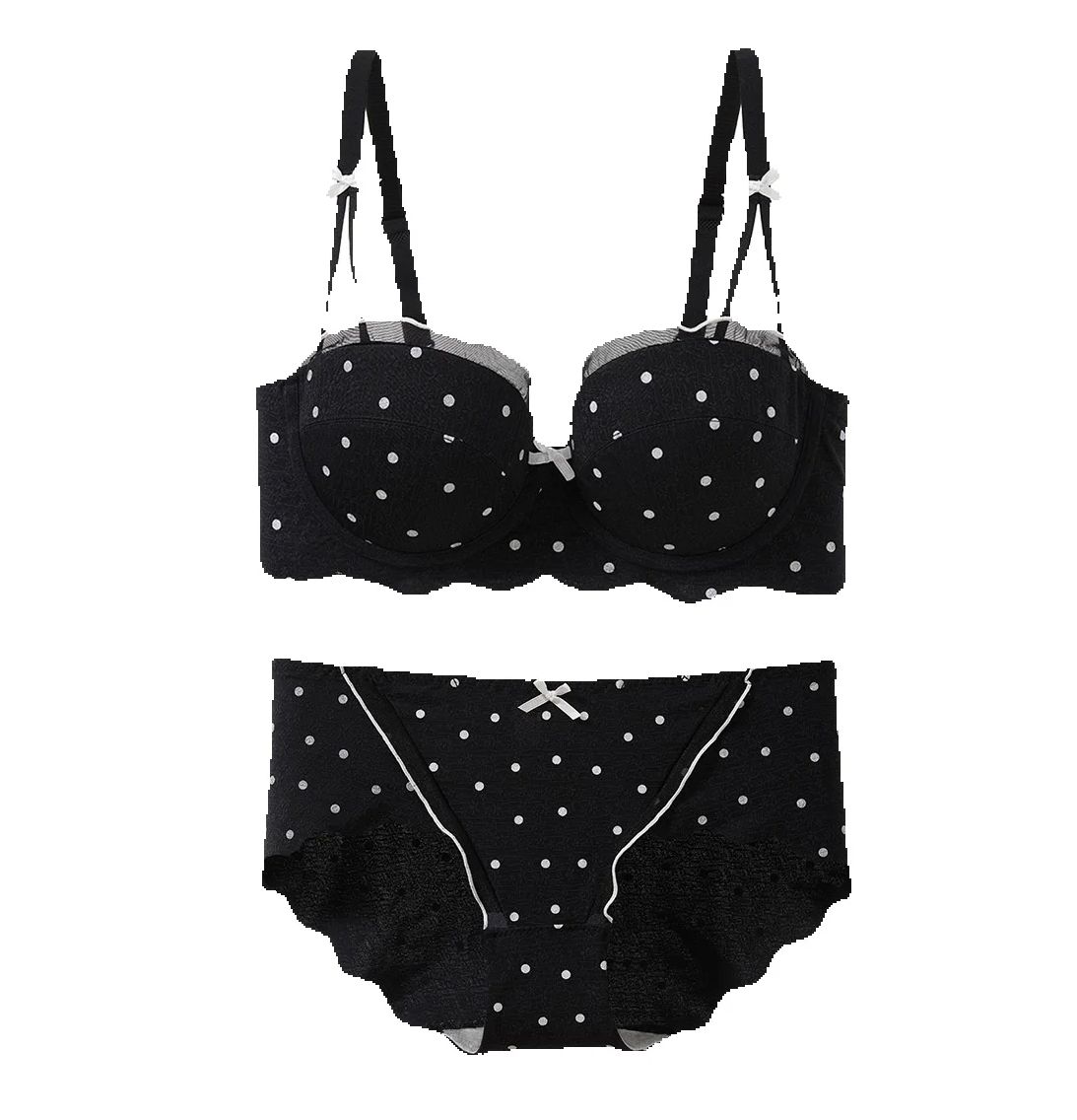 Lace Polka Dot Bra Two-Piece S - đánh giá và giá Cotton Bra Everyday